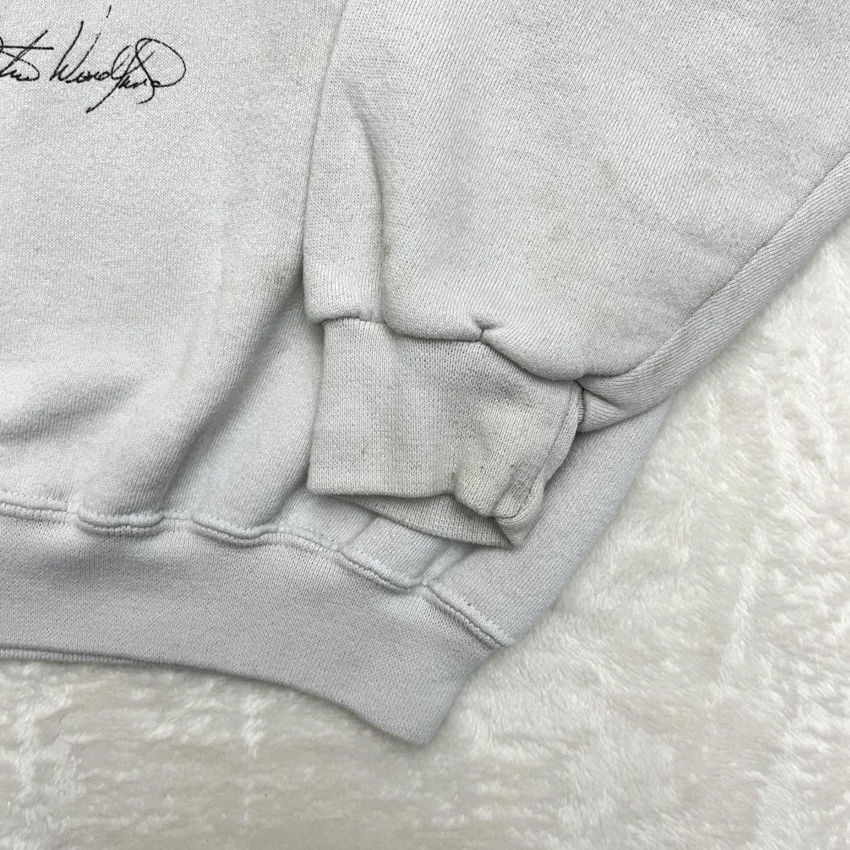 Jerzees VINTAGE Jerzees Sweatshirt Pullover Mens Medium Wolf Graphic Print Gray 90s Size US M / EU 48-50 / 2 - 6 Thumbnail