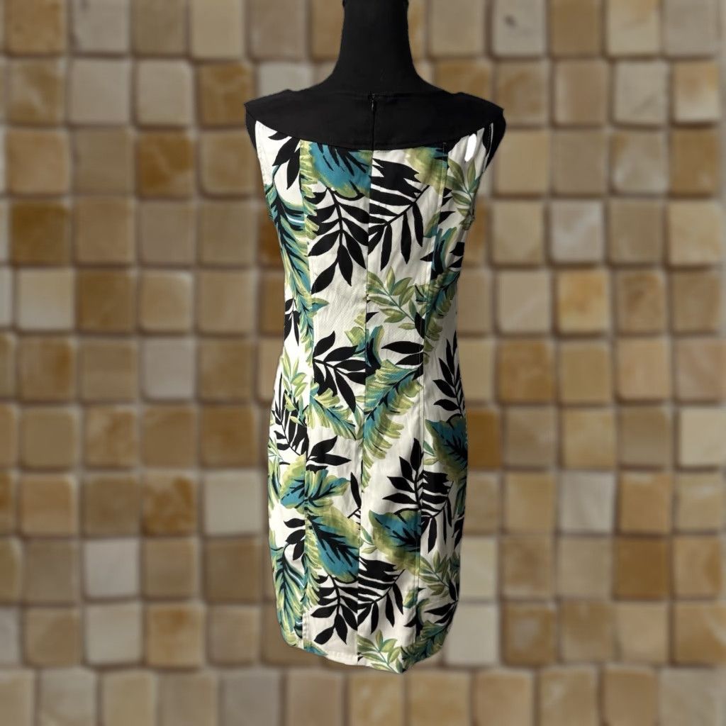 Alyx Alyx Floral Sleeveless Sheath Cocktail Dress Multicolor Knee Length 8 Women Party/Cocktail Size M / US 6-8 / IT 42-44 - 1 Thumbnail