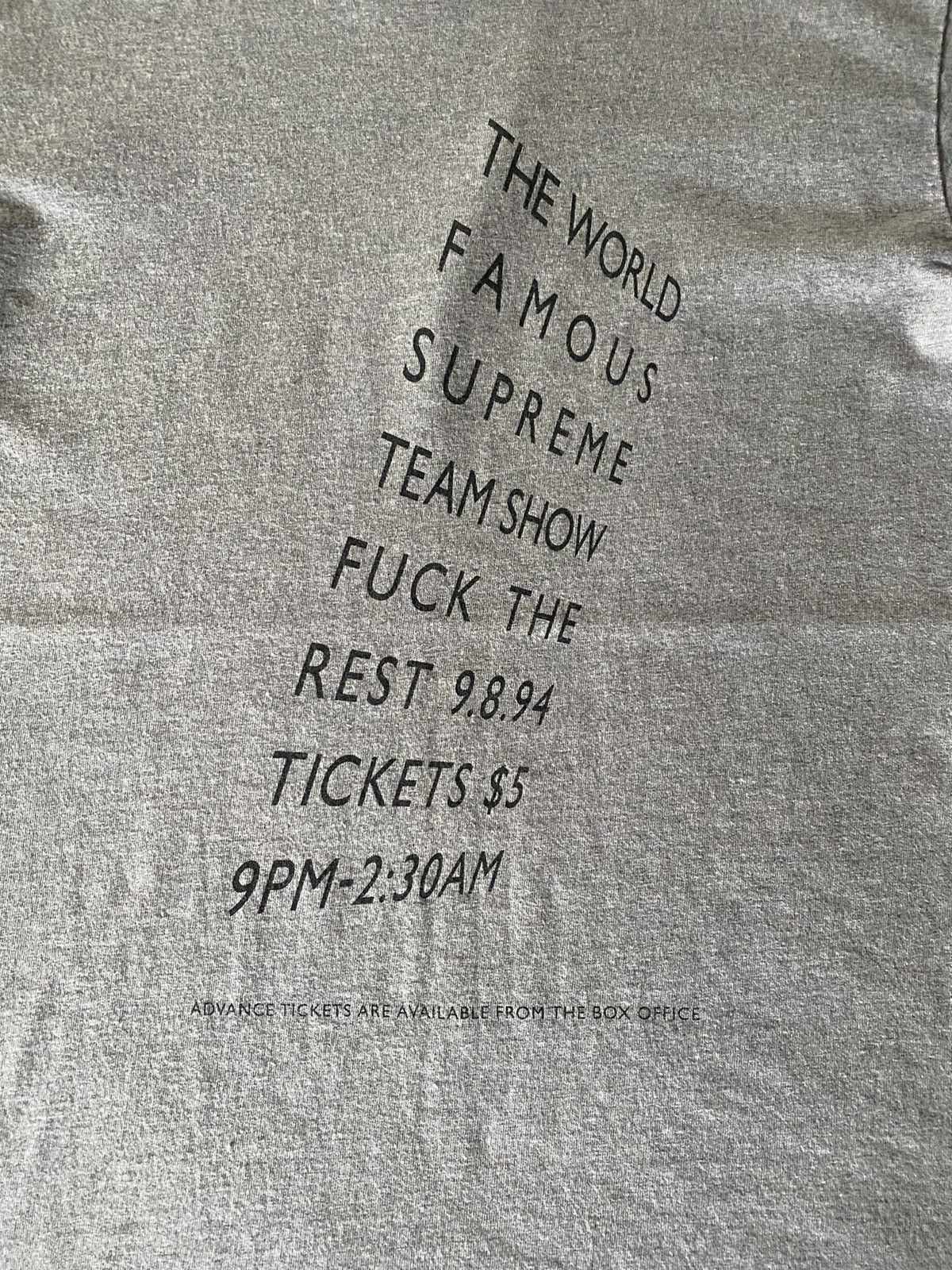 Other Supreme The World Famous T-Shirt Size US M / EU 48-50 / 2 - 3 Thumbnail
