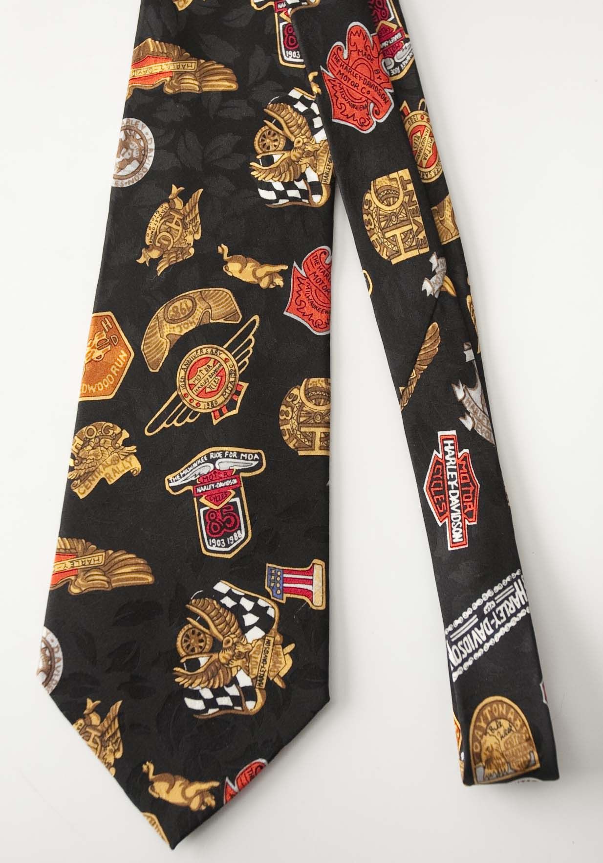 Nicole Miller Harley Davidson Tie Nicole Miller Silk Size ONE SIZE - 1 Thumbnail