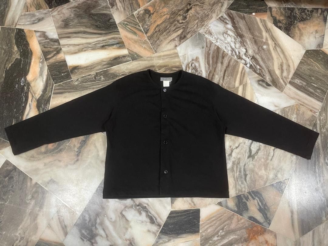 Yohji Yamamoto Yohji Yamamoto Pour Homme Full Black Casual Jacket Size US M / EU 48-50 / 2 - 2 Thumbnail