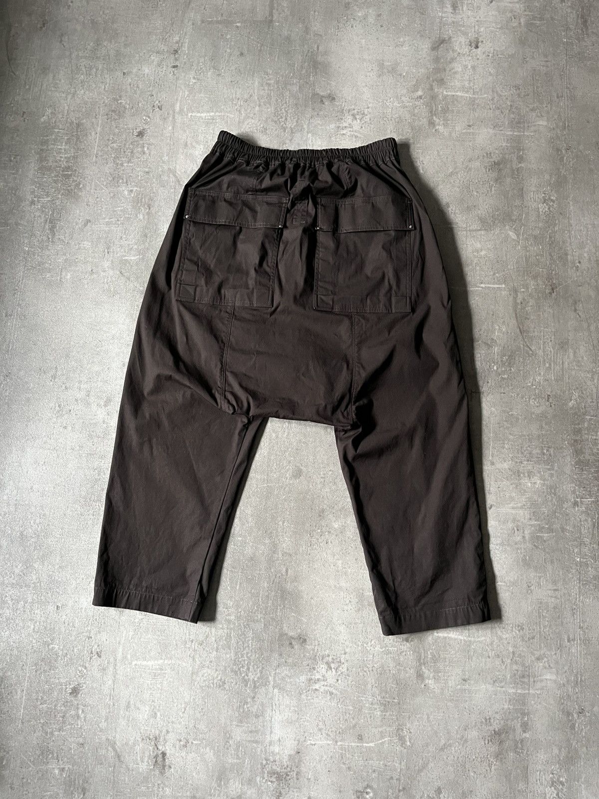 Rick Owens Rick Owens Performa FW20 brown pants drawstring drop crotch Size US 30 / EU 46 - 2 Thumbnail