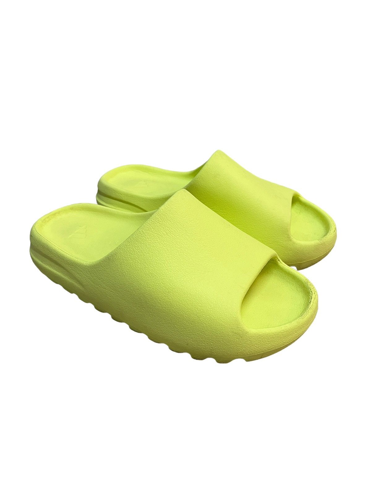 Adidas × Yeezy Yeezy Slide Green Glow Size US 9 / EU 42 - 1 Thumbnail