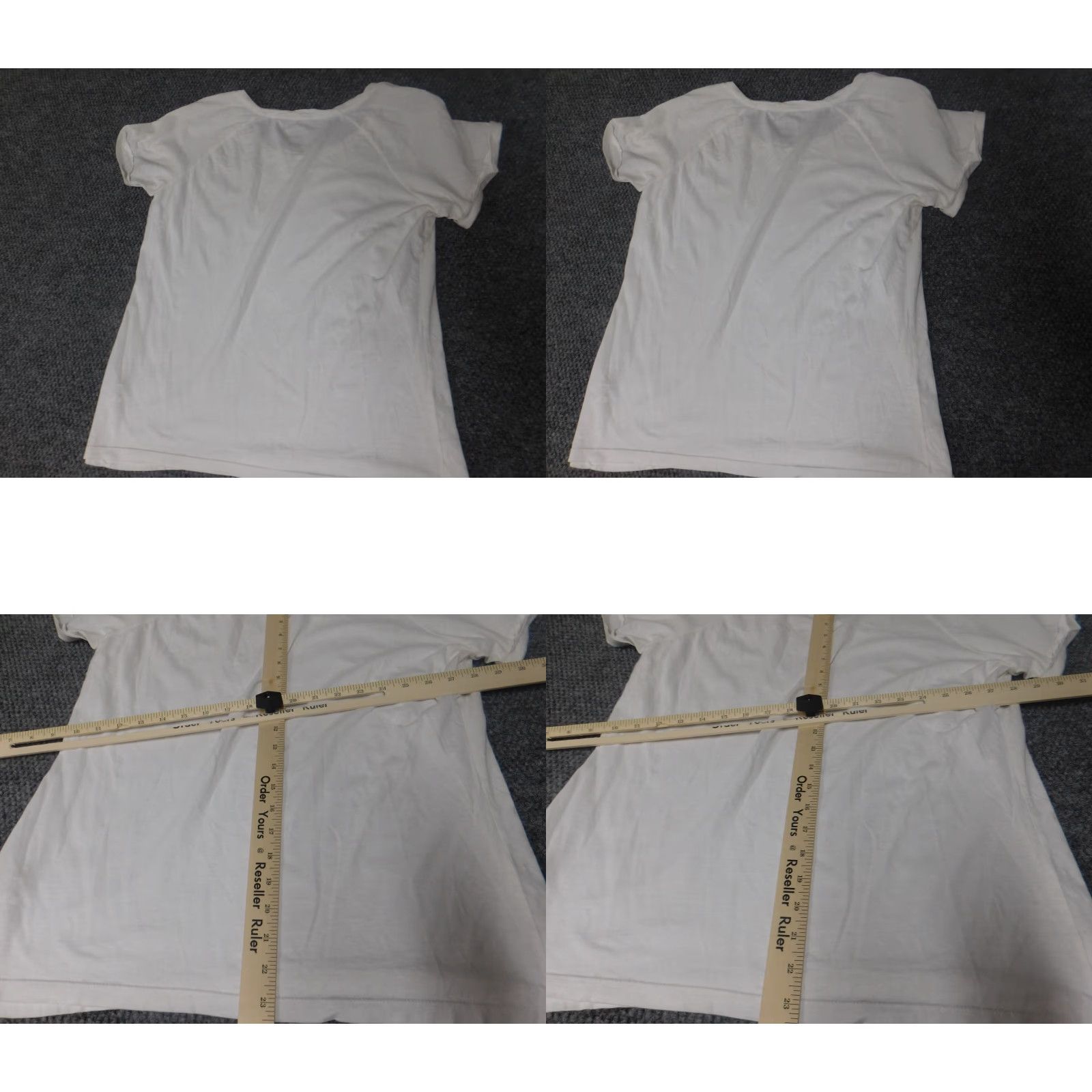 Izod IZOD Womens Blouse Large White Stretch Pullover Top Casual Shirt Cap Sleeve Front Ruffle Classic Regular Size L / US 10 / IT 46 - 8 Thumbnail