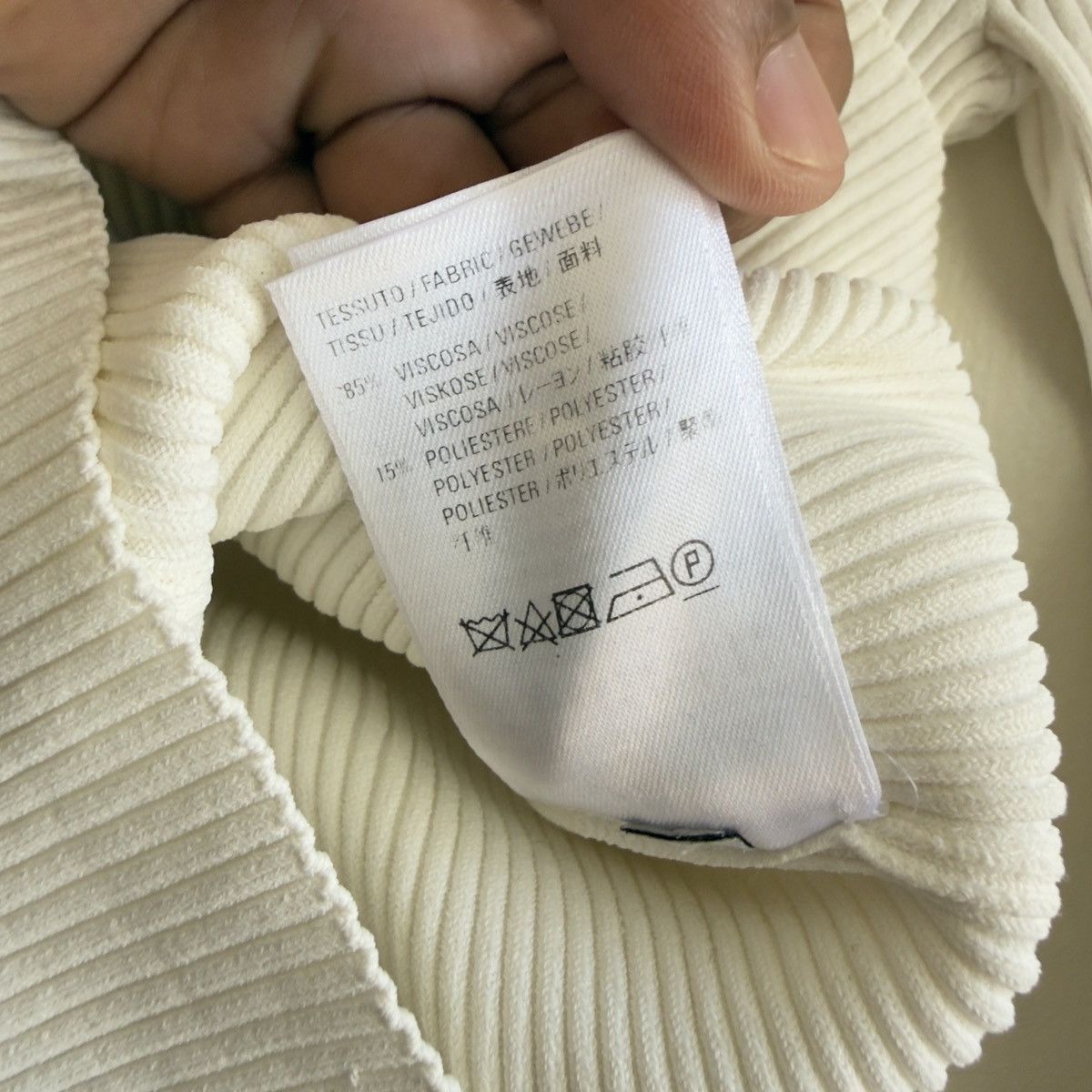 Balenciaga Balenciaga ribbed knit shirt Size M / US 6-8 / IT 42-44 - 5 Thumbnail