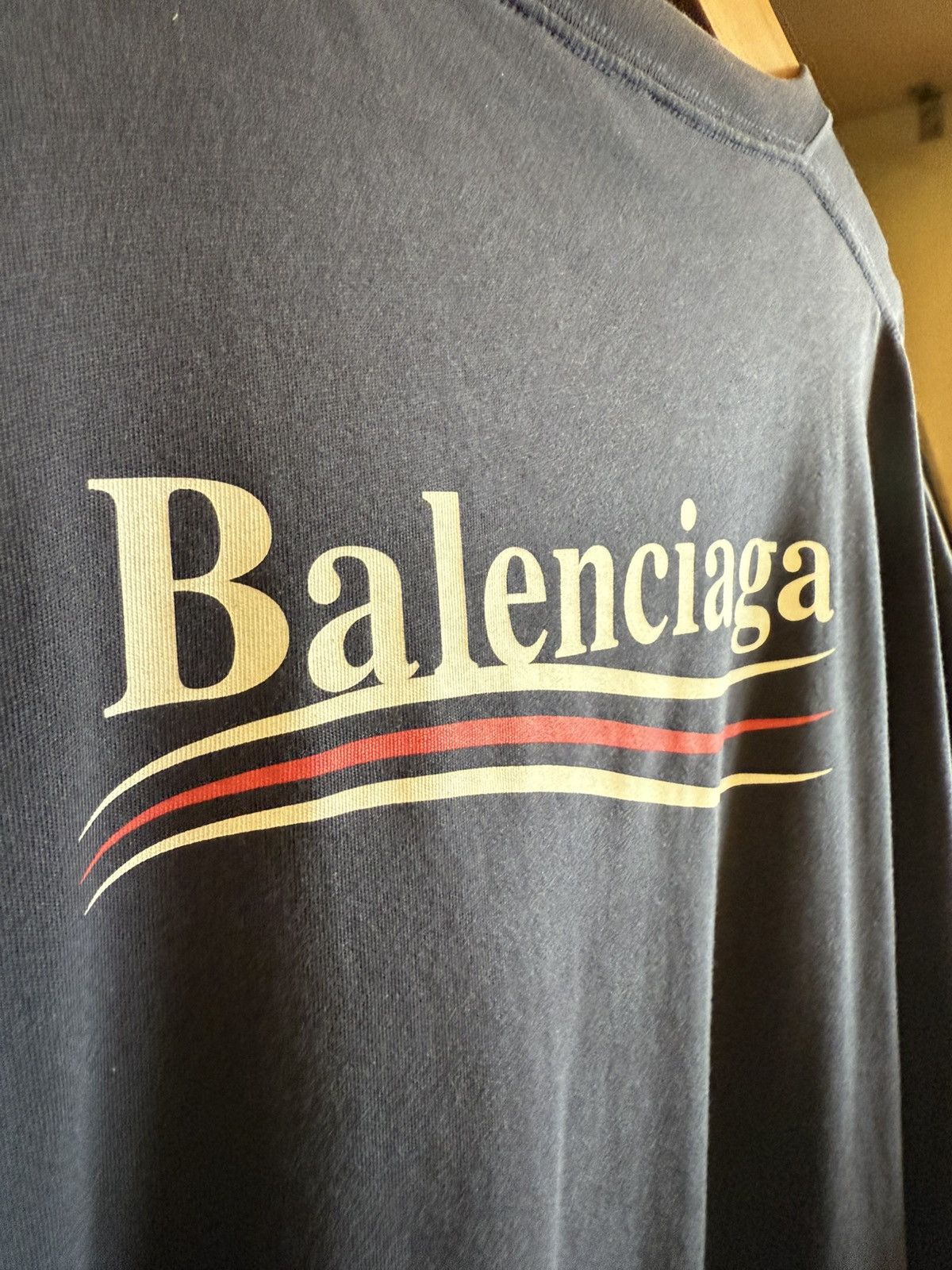 Balenciaga Balenciaga “Campaign” T-shirt Dark blue/Navy blue Size US XL / EU 56 / 4 - 5 Thumbnail