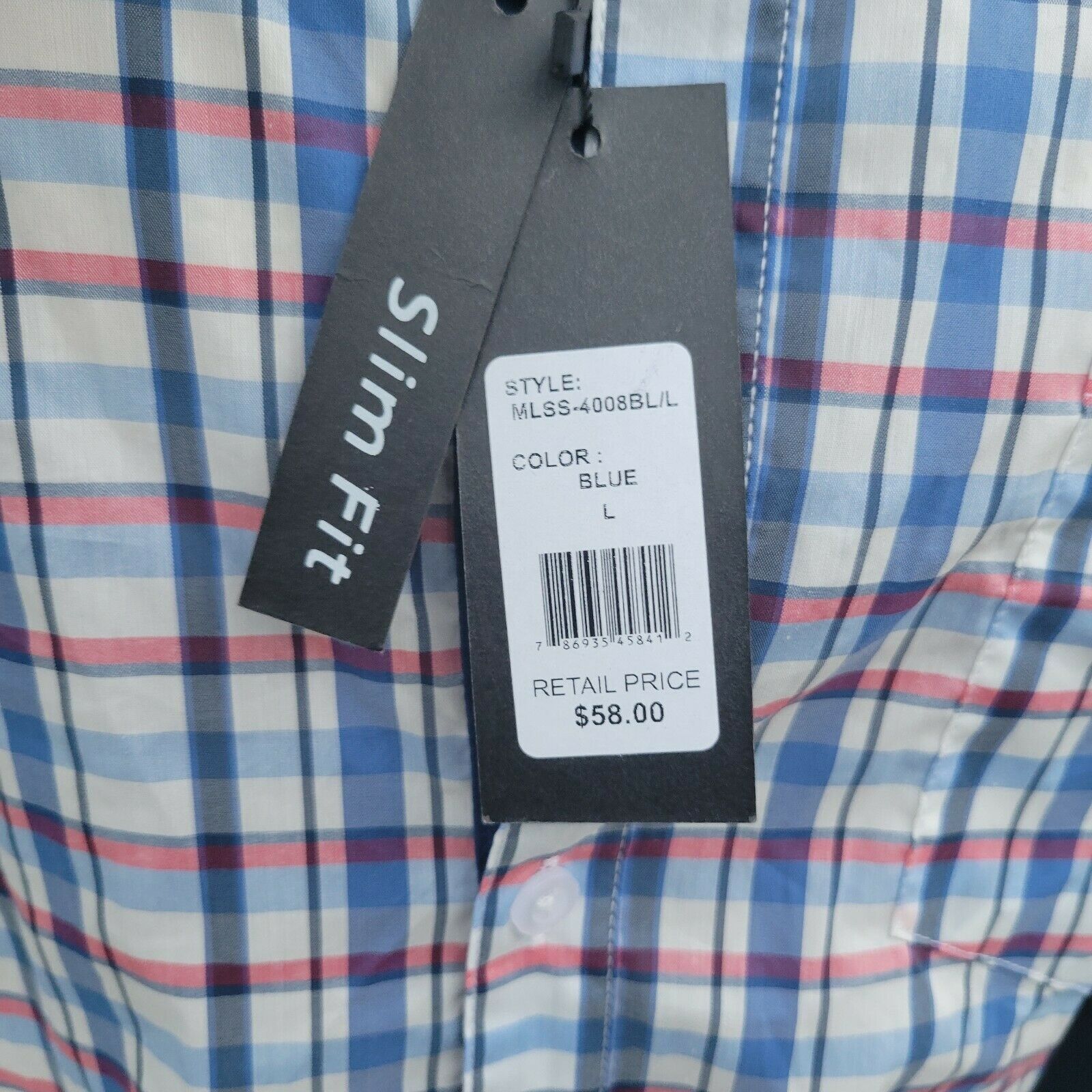 Other Men's Galaxy By Harvic Slim Fit Dress Shirt. Large Size US L / EU 52-54 / 3 - 8 Thumbnail