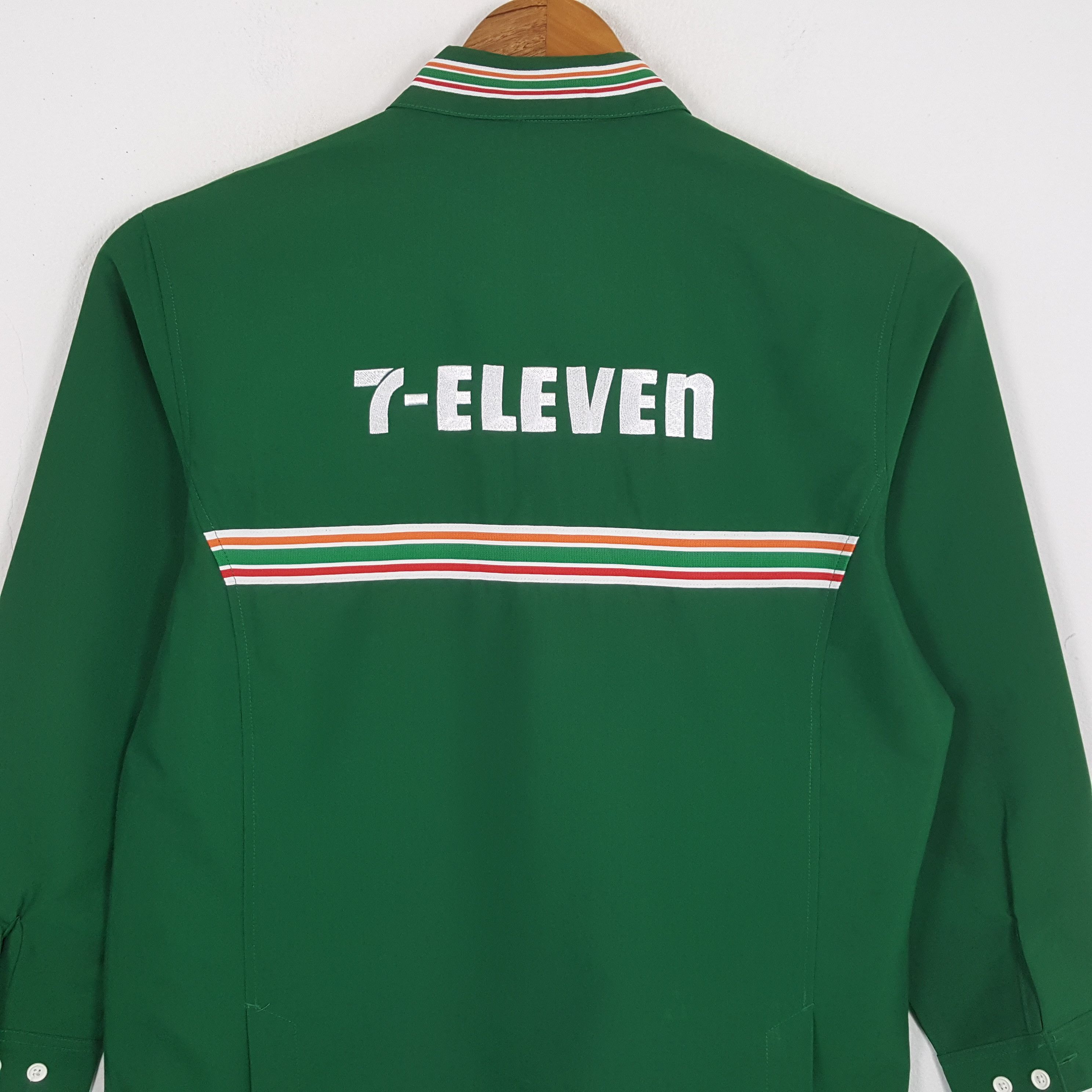 Japanese Brand × Vintage Vintage 7-ELEVEn Japanese Brand Working Uniform Jacket Size US M / EU 48-50 / 2 - 2 Thumbnail