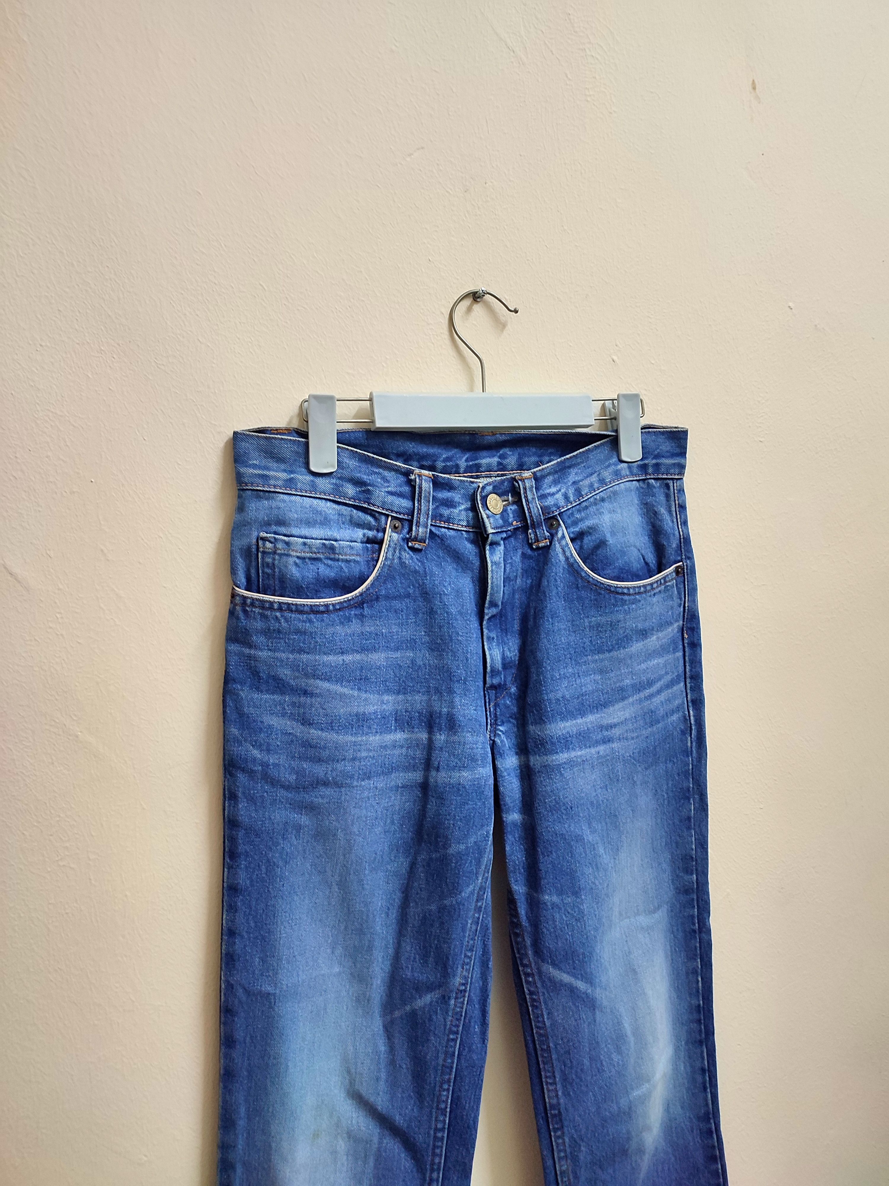Blue Blue Japan Vintage Blue Blue Japan x H.R.Market Straight Cut Jeans Size US 30 / EU 46 - 4 Thumbnail