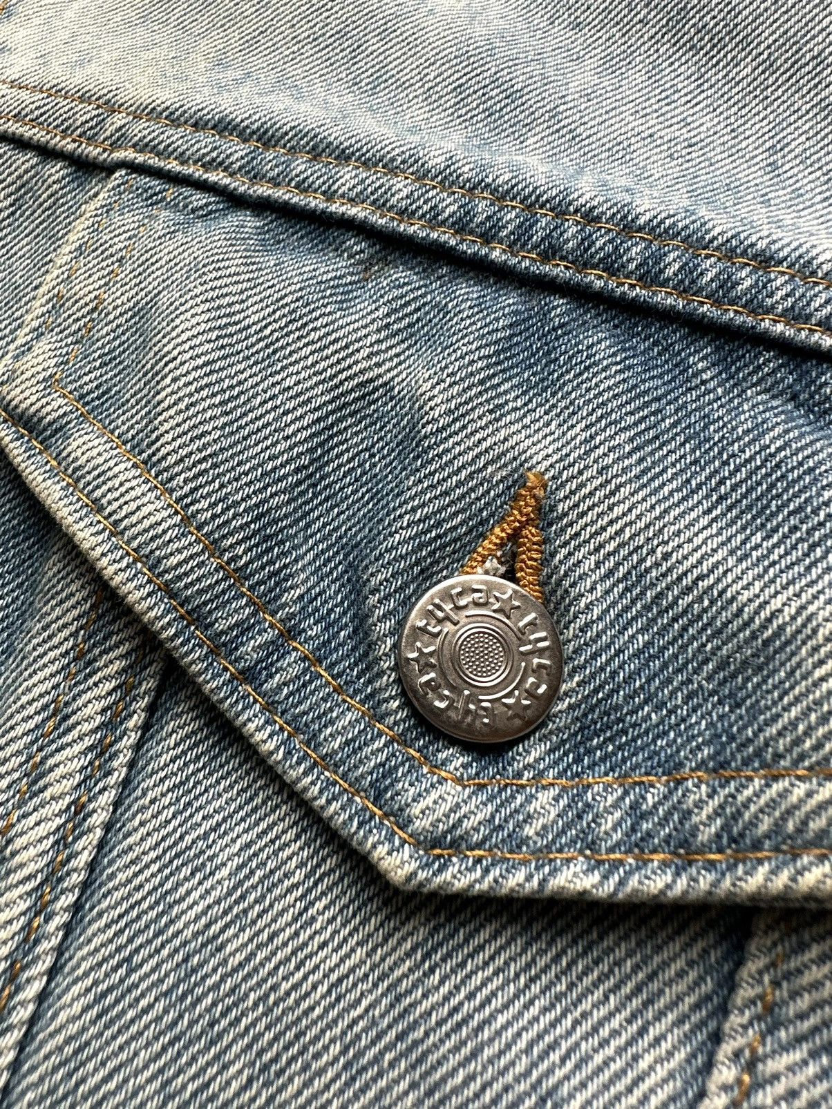 Vintage Vintage 80’s Denim Jeans Faded USA Logo Jacket Size US XL / EU 56 / 4 - 7 Thumbnail