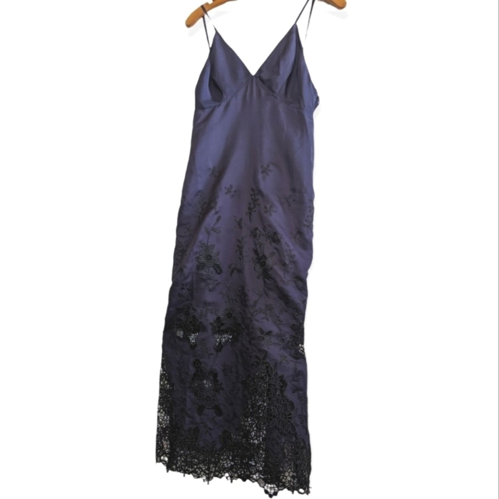 REVOLVE Revolve Lovers + Friends Lace Cocktail Slip Dress Blue XS Size XS / US 0-2 / IT 36-38 - 3 Thumbnail