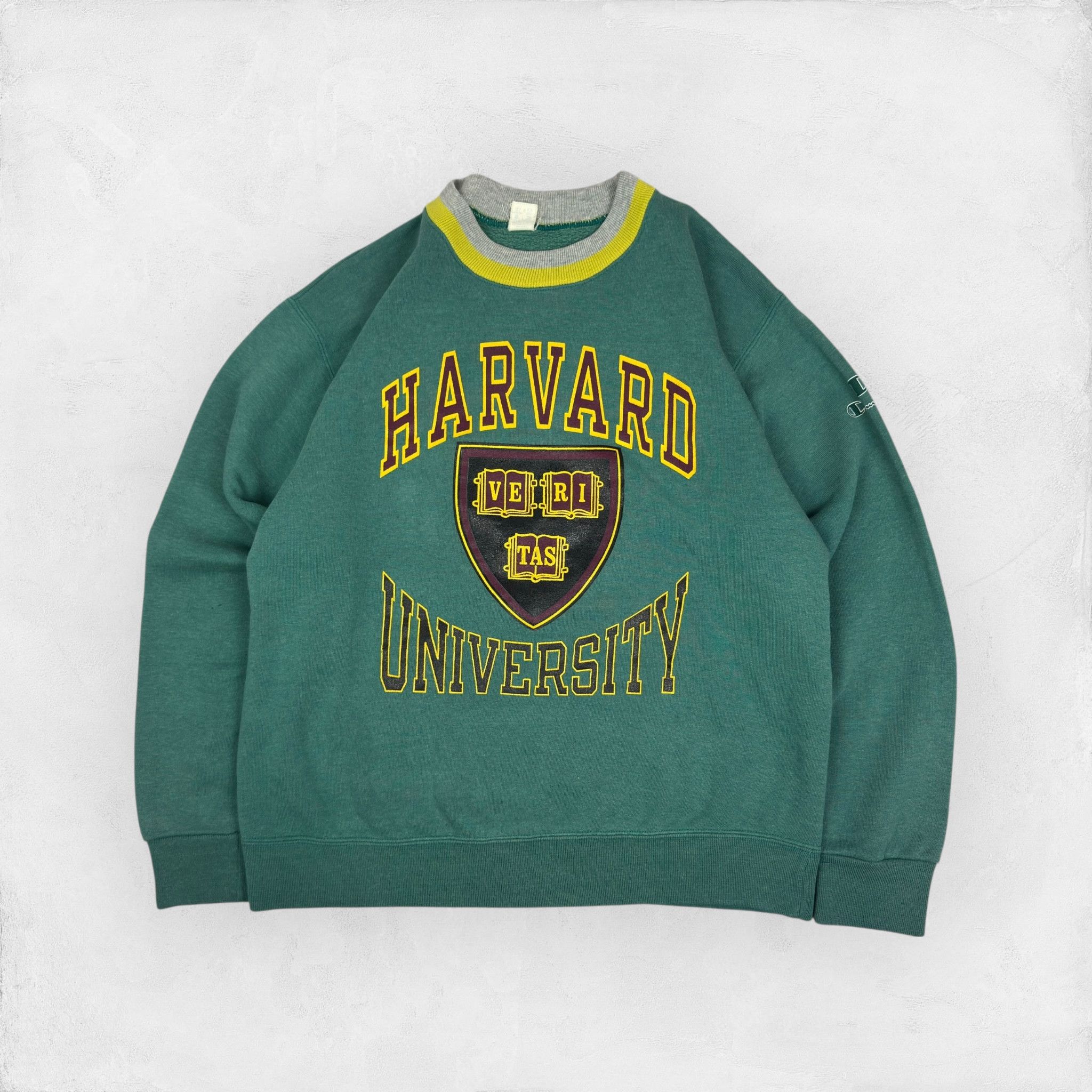 Champion Champion vintage 80s Green Harvard University Sweatshirt M Size US M / EU 48-50 / 2 - 2 Thumbnail