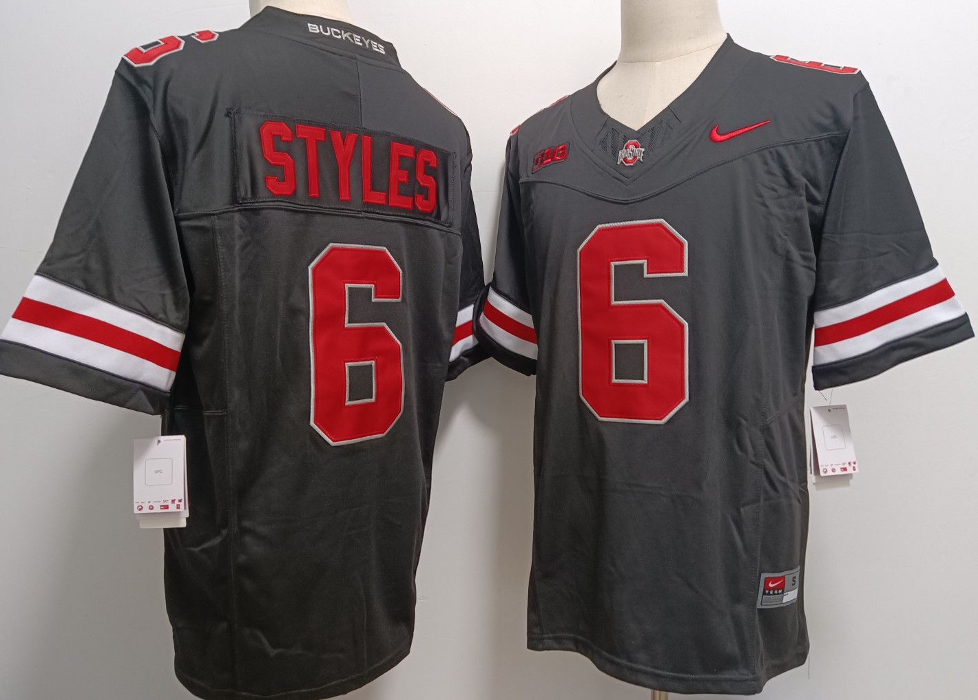 Other Men's Ohio State Buckeyes #6 Sonny Styles Black Jersey Size US S / EU 44-46 / 1 - 1 Thumbnail