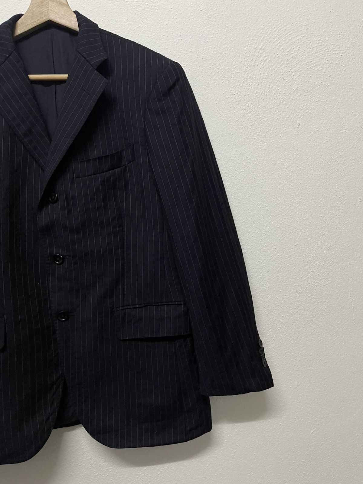 Japanese Brand × Loro Piana × Vintage 90s LORO PIANA STRIPES BLAZZER RARE DESIGN Size US S / EU 44-46 / 1 - 3 Thumbnail