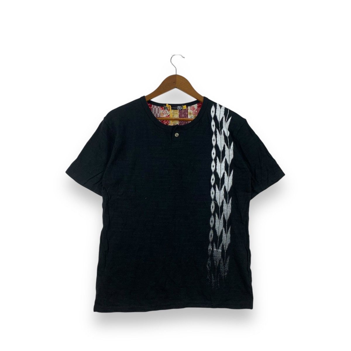 Japanese Brand JAPAN TRADITIONAL SHARAKU Kimono Samurai Helmet Tee Shirt Size L / US 10 / IT 46 - 3 Thumbnail