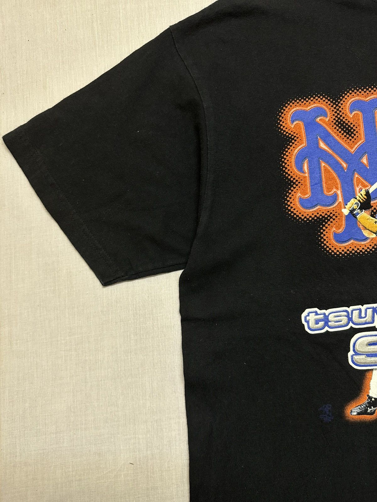 Vintage vintage t-shirt former New York Mets player Tsuyoshi Shinjo, Size US XL / EU 56 / 4 - 4 Thumbnail