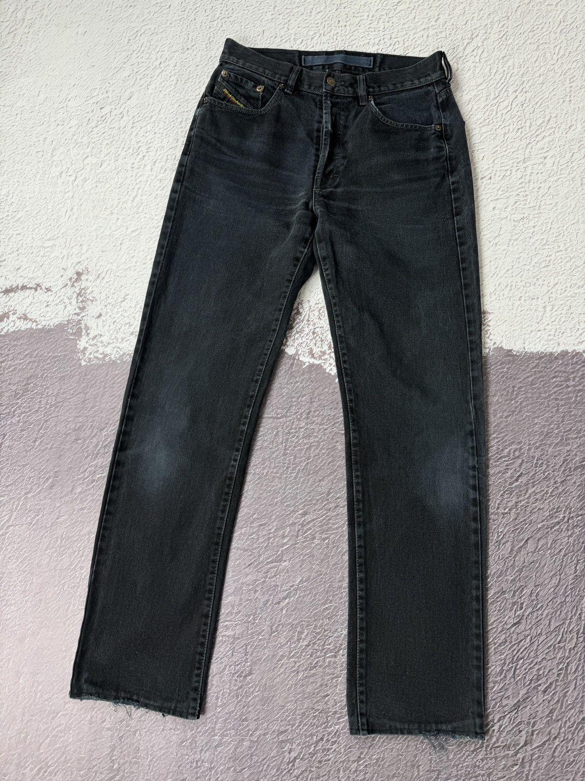 Diesel Diesel vintage faded distressed black denim jeans Size US 30 / EU 46 - 1 Thumbnail