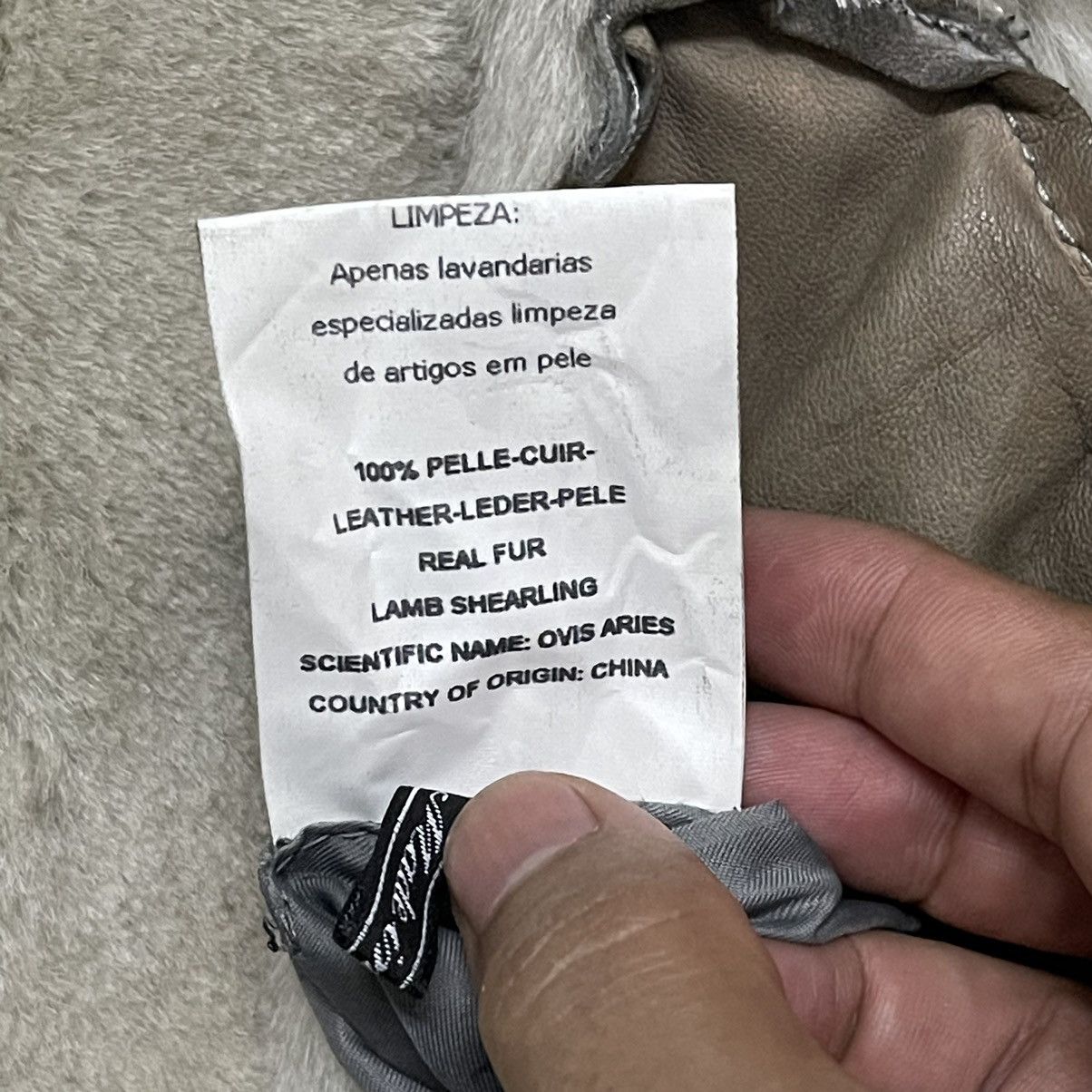 Gimo's Vintage GMS - 75 Cuir Leather Real Fur Lamb Shearling Jacket Size US L / EU 52-54 / 3 - 11 Thumbnail