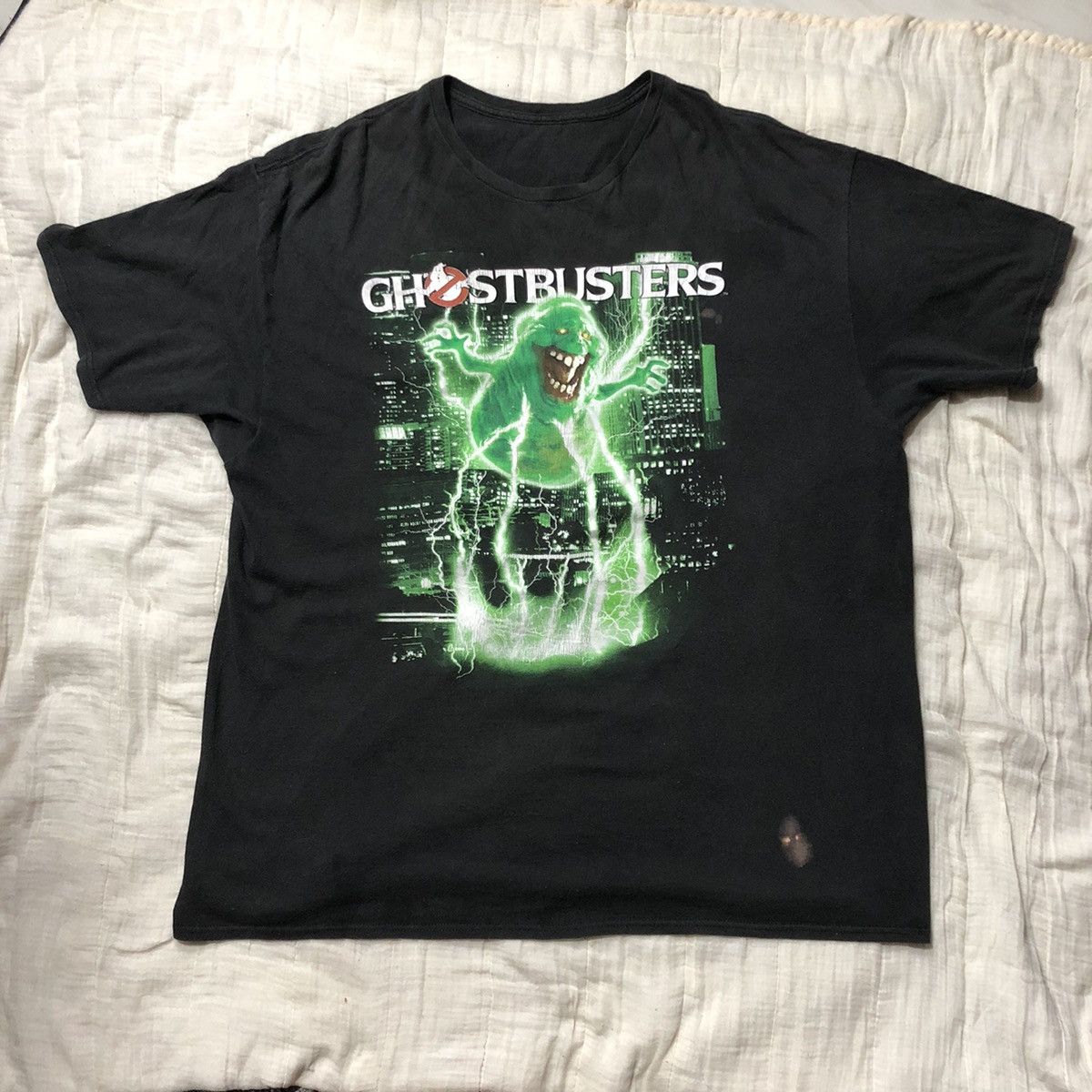 Vintage Vintage Ghosbusters Movie Rare T Shirt Size US XL / EU 56 / 4 - 2 Thumbnail