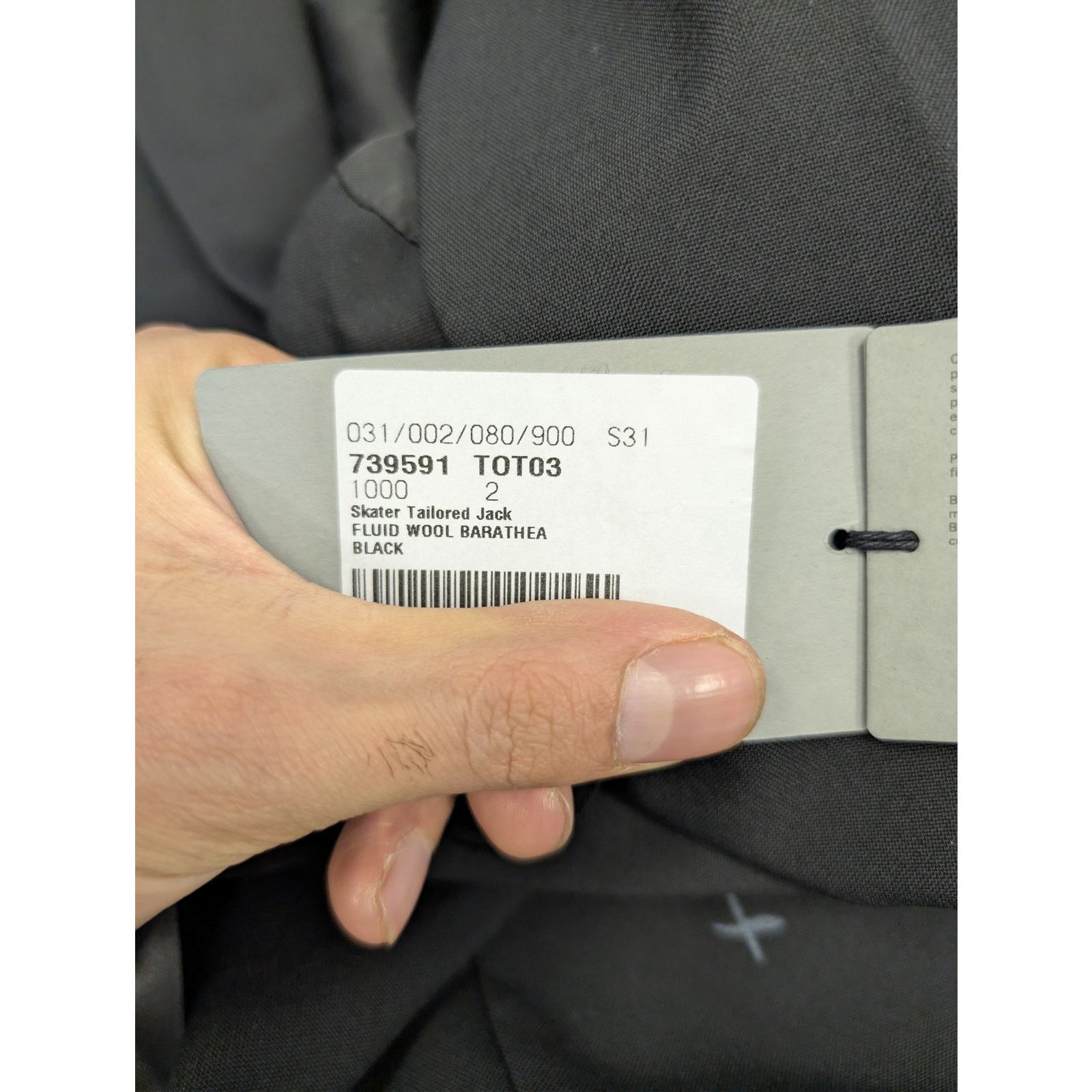 Balenciaga o1rshd1 Fluid Wool Barathea Skater Tailored Jacket in Black Size US M / EU 48-50 / 2 - 21 Thumbnail
