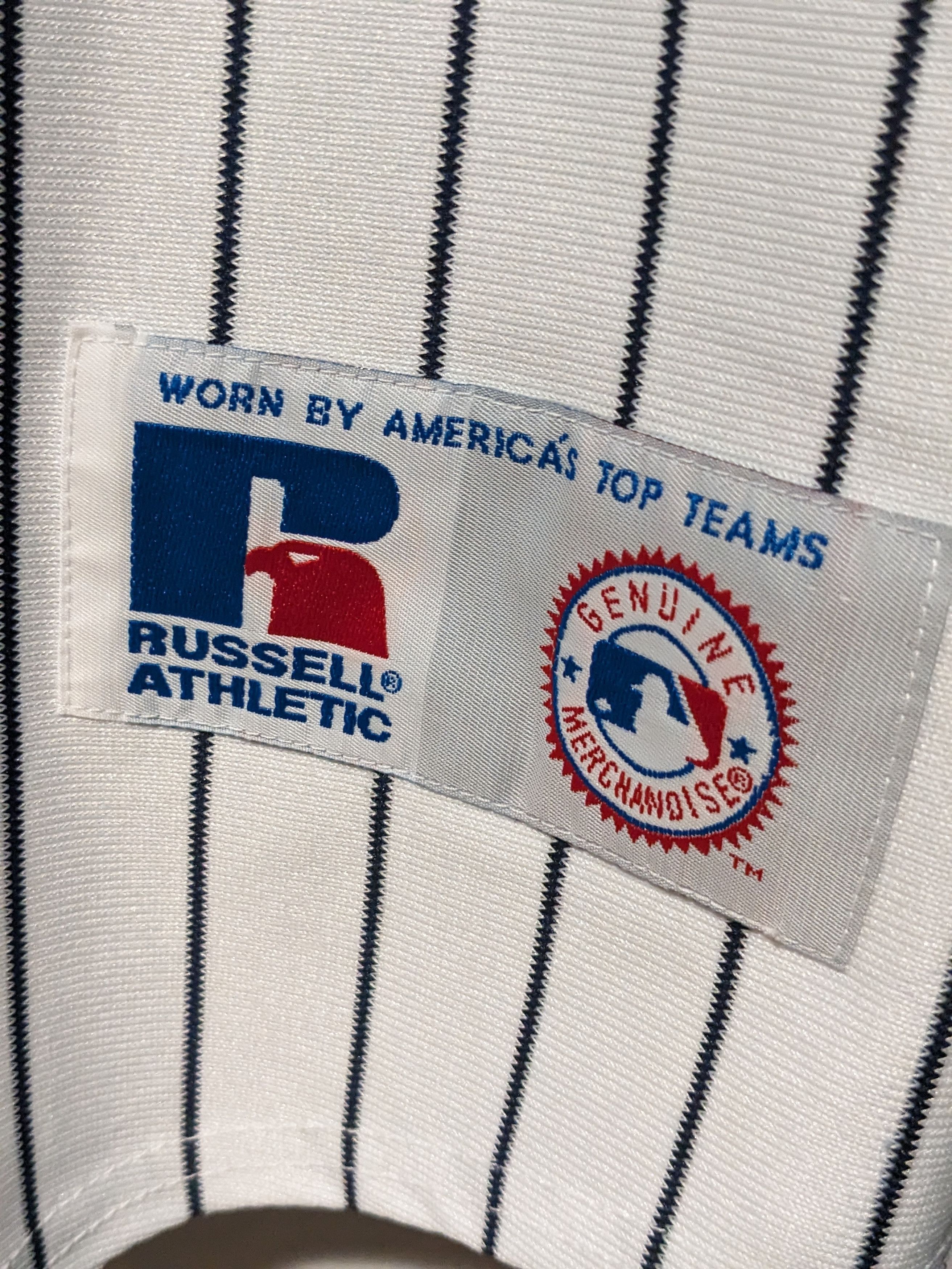 MLB × New York Yankees × Vintage Vintage 90s New York Yankees Russell Athletic MLB Jersey Size US XXL / EU 58 / 5 - 3 Thumbnail
