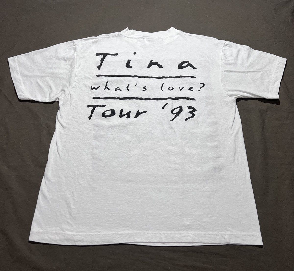 Rap Tees Vintage 90s Tina Turner Tour Tee L R&B Soul Pop Size US L / EU 52-54 / 3 - 8 Thumbnail