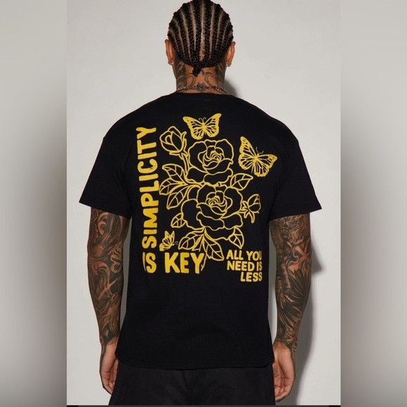 Designer × Fashion Nova NEW FASHION NOVA SIMPLICITY IS KEY BLACK T-SHIRT SZ 3XL XXXL Size US XXL / EU 58 / 5 - 1 Thumbnail