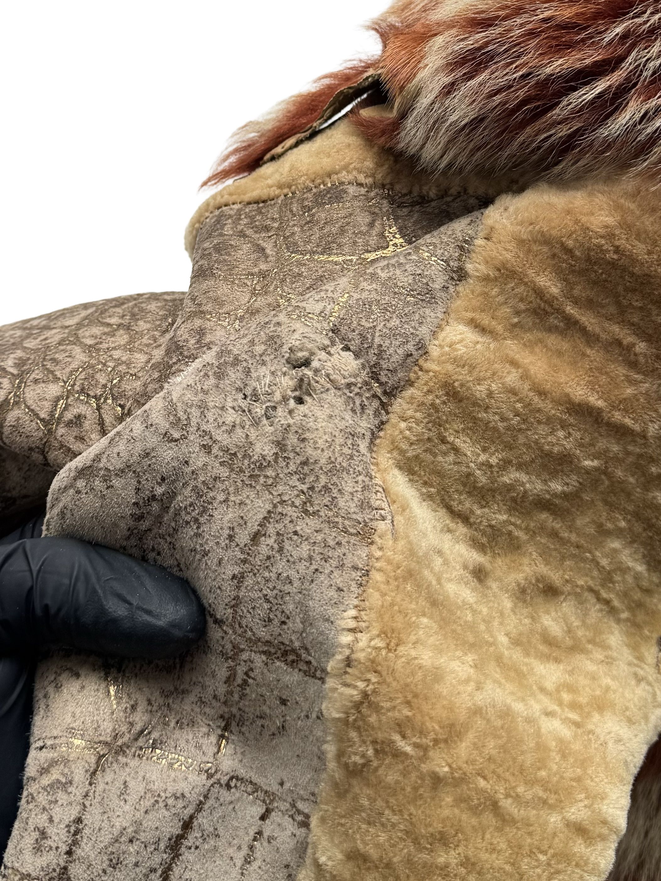Vintage Vintage Real Sheepskin Coat Size L / US 10 / IT 46 - 11 Thumbnail