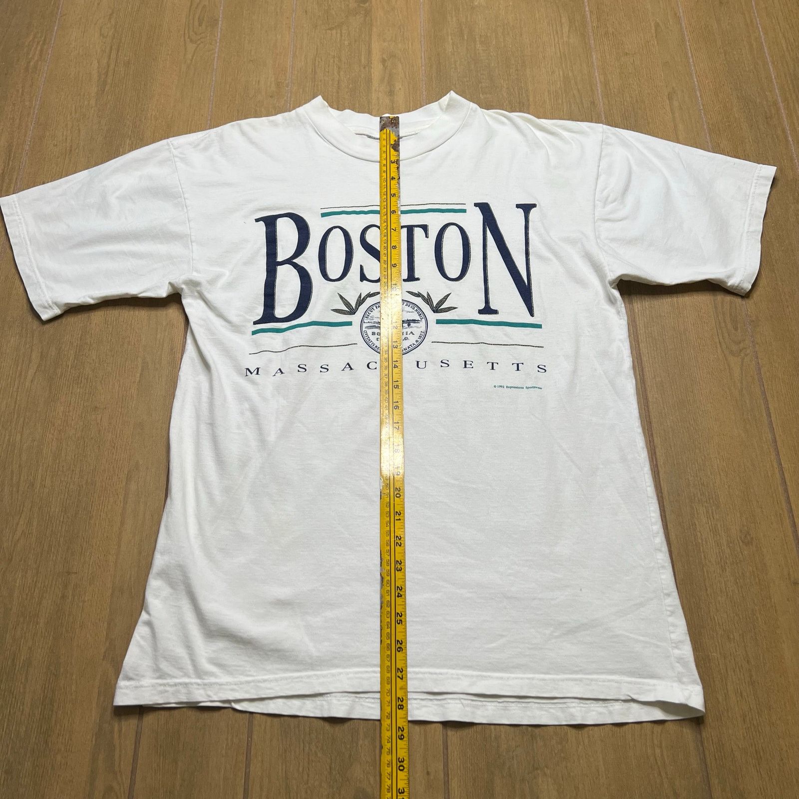 Vintage Vintage 90s M/L Boston Massachusetts Tourist Single Stitch Size US M / EU 48-50 / 2 - 4 Thumbnail