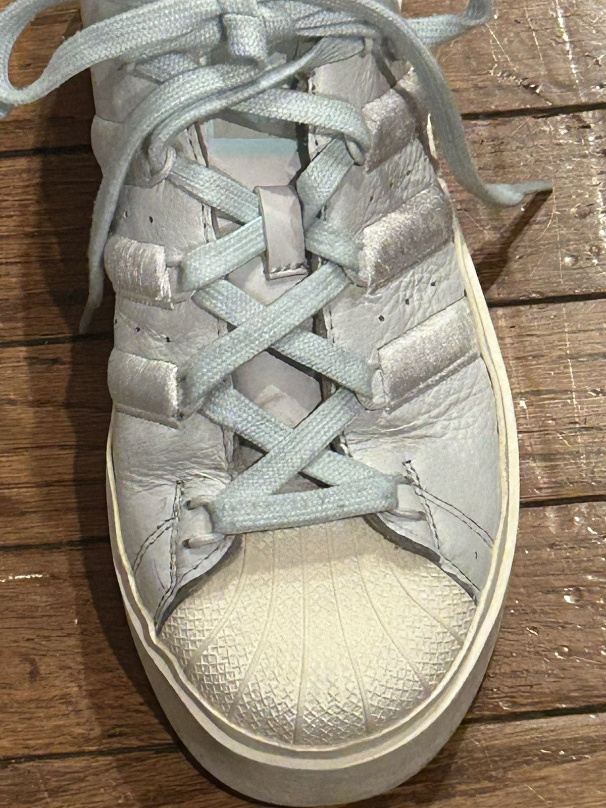 Adidas Adidas Original Superstar Bonega White Almost Blue 2022 Size US 8 / IT 38 - 3 Thumbnail