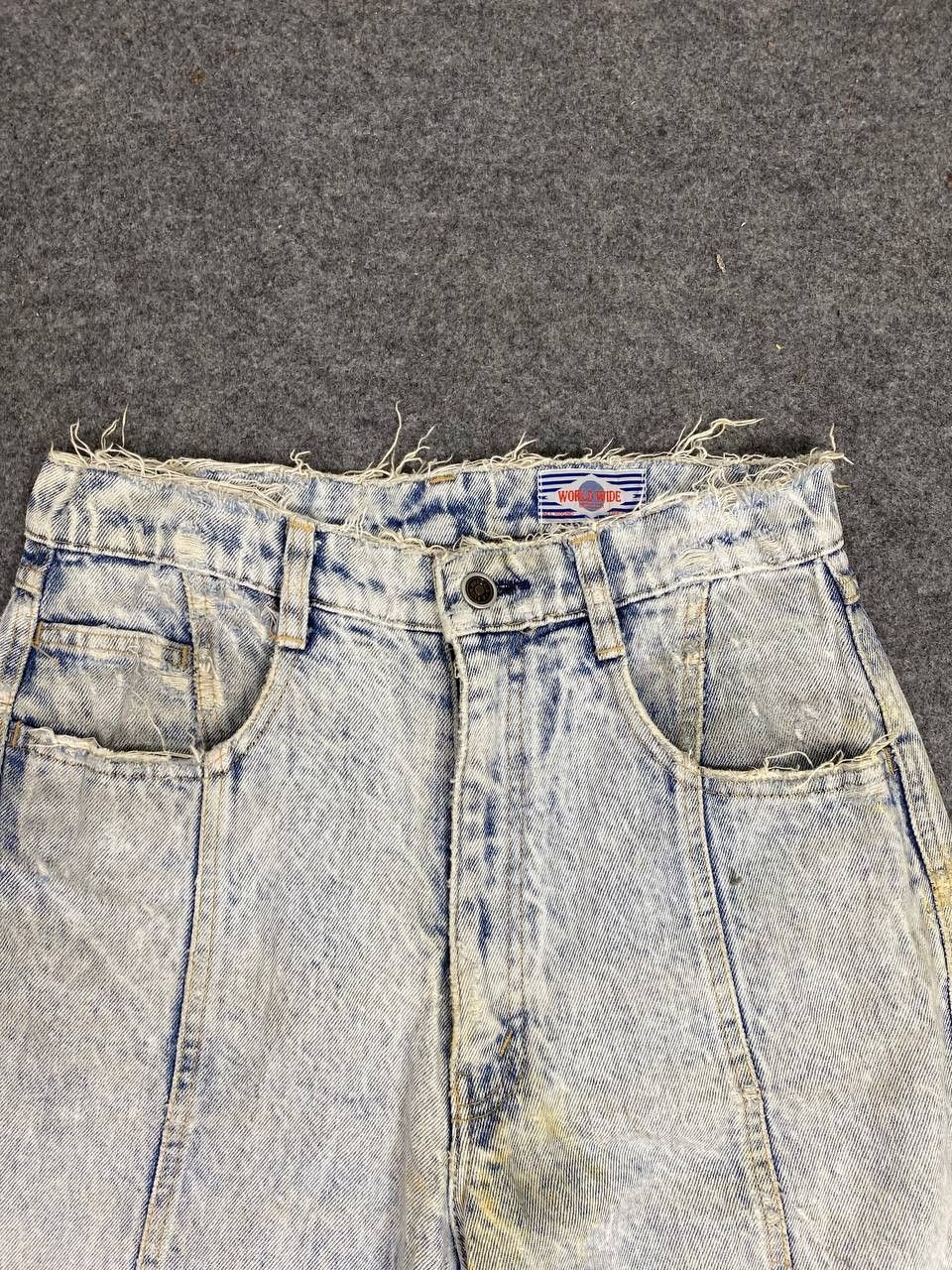 Japanese Brand vintage bobson japanese brands acid wash distressed denim Size US 30 / EU 46 - 9 Thumbnail