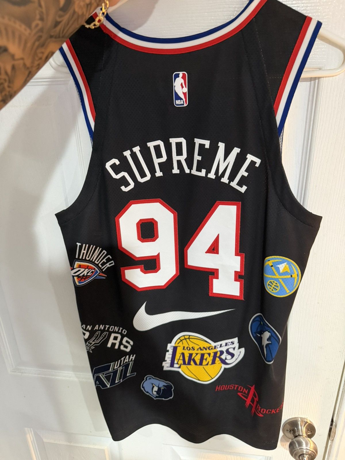 NBA × Nike × Supreme Supreme x Nike x NBA Teams Authentic Jersey Size US S / EU 44-46 / 1 - 1 Thumbnail