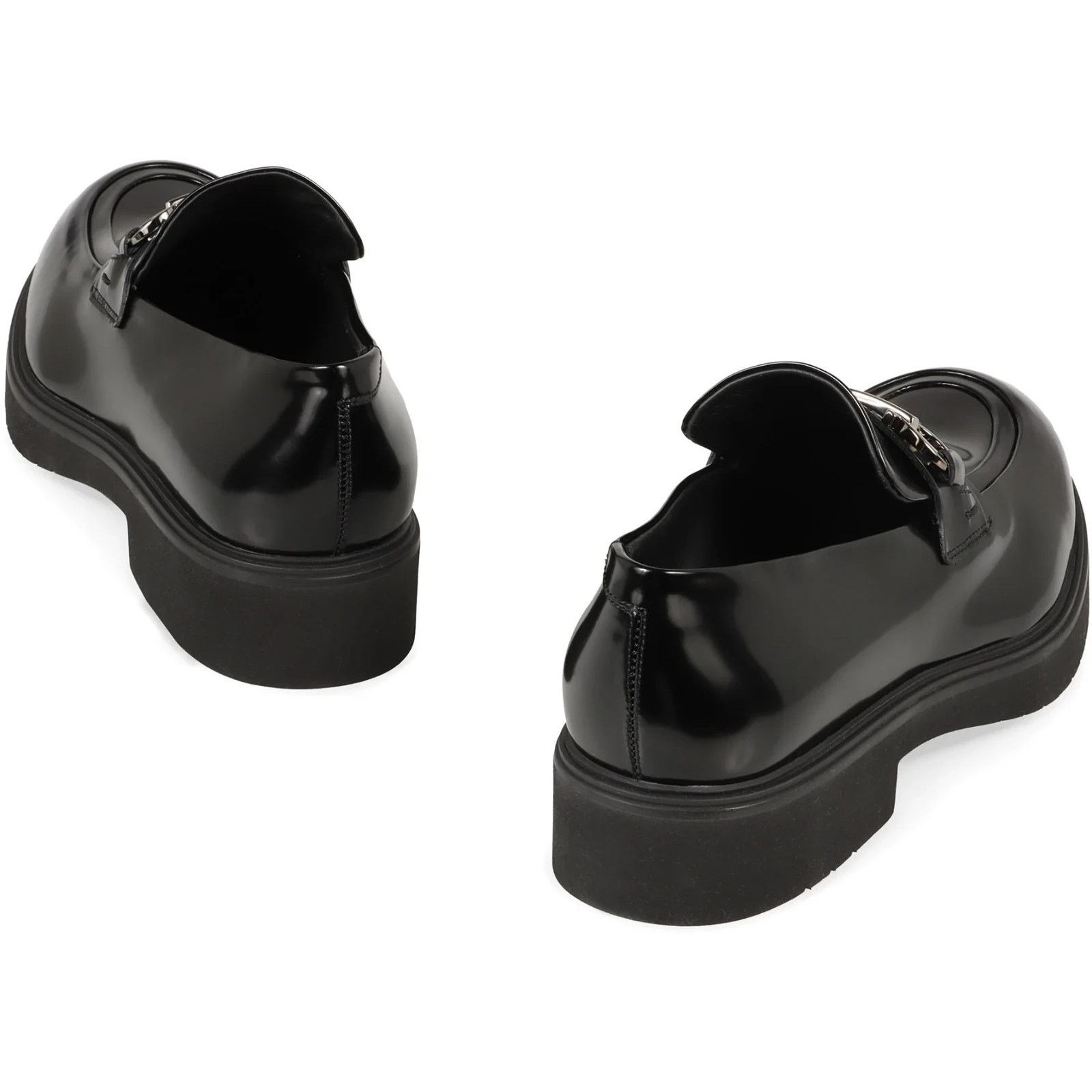 Salvatore Ferragamo FERRAGAMO FIORELLO BLACK PATENT LEATHER GANCINI LOAFERS 9.5 Size US 9.5 / EU 42-43 - 11 Thumbnail