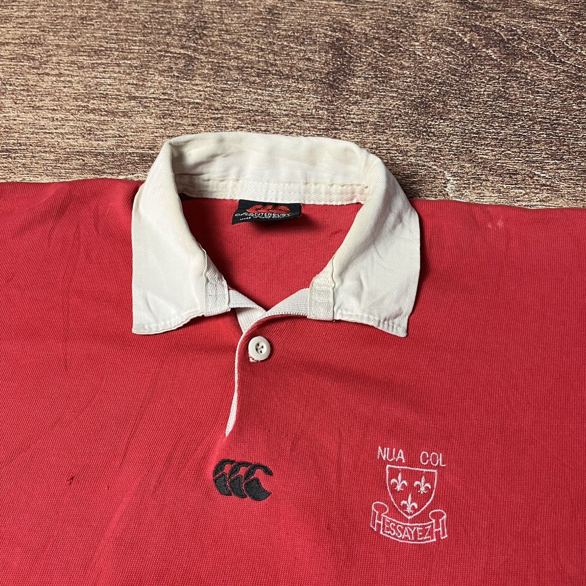 Canterbury of New Zealand Vintage Canterbury Rugby Polo Shirt Size US M / EU 48-50 / 2 - 2 Thumbnail