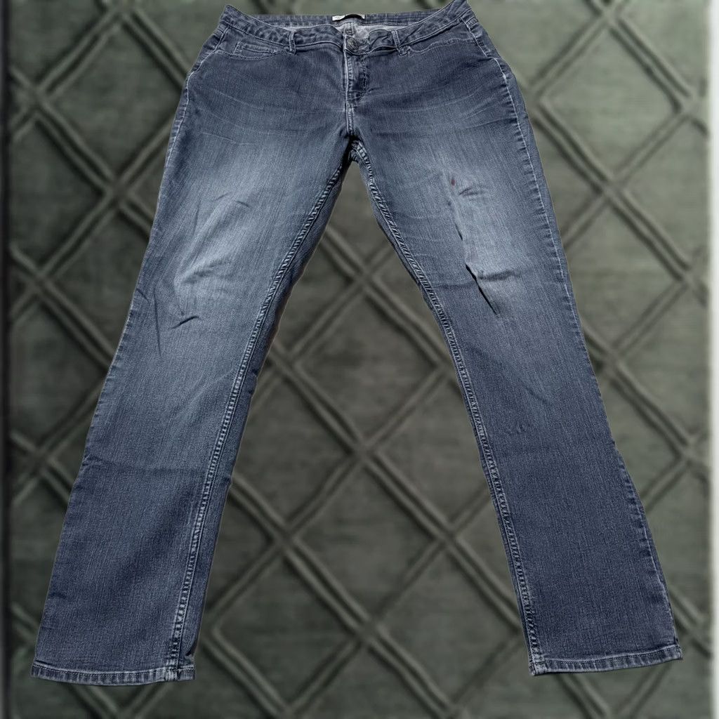 Lee Riders by Lee Skinny Jeans Women's Blue Denim Mid Rise Modern Fit - 35X30 Size 24" / US 00 / IT 34 - 1 Thumbnail
