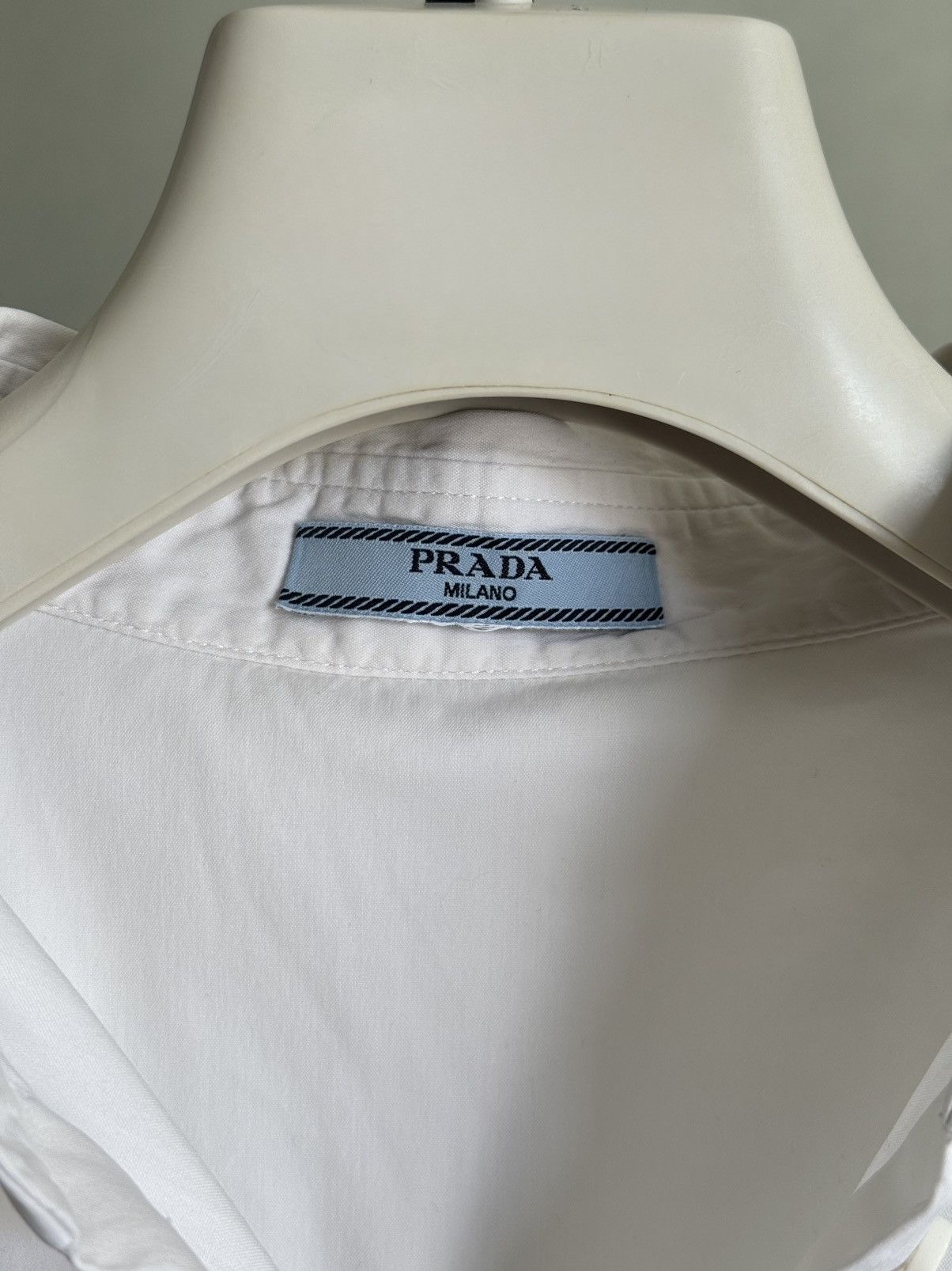 Prada Prada White blouse Size M / US 6-8 / IT 42-44 - 4 Thumbnail