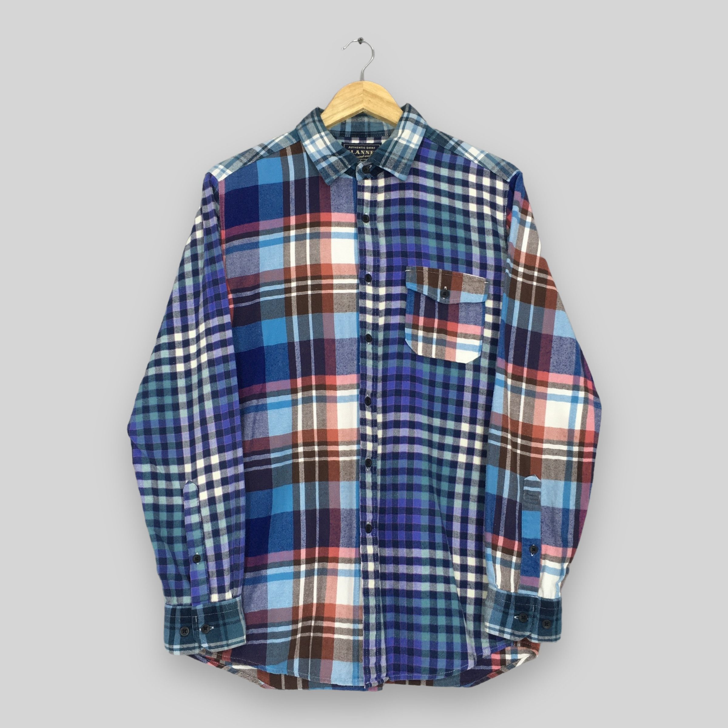 JW Anderson × Uniqlo Patchwork Rebuild Uniqlo Checkered Flannel Shirt Medium Size US M / EU 48-50 / 2 - 1 Thumbnail