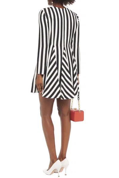 Valentino o1y0326 Mini Dress in Black/White Size XS / US 0-2 / IT 36-38 - 3 Thumbnail