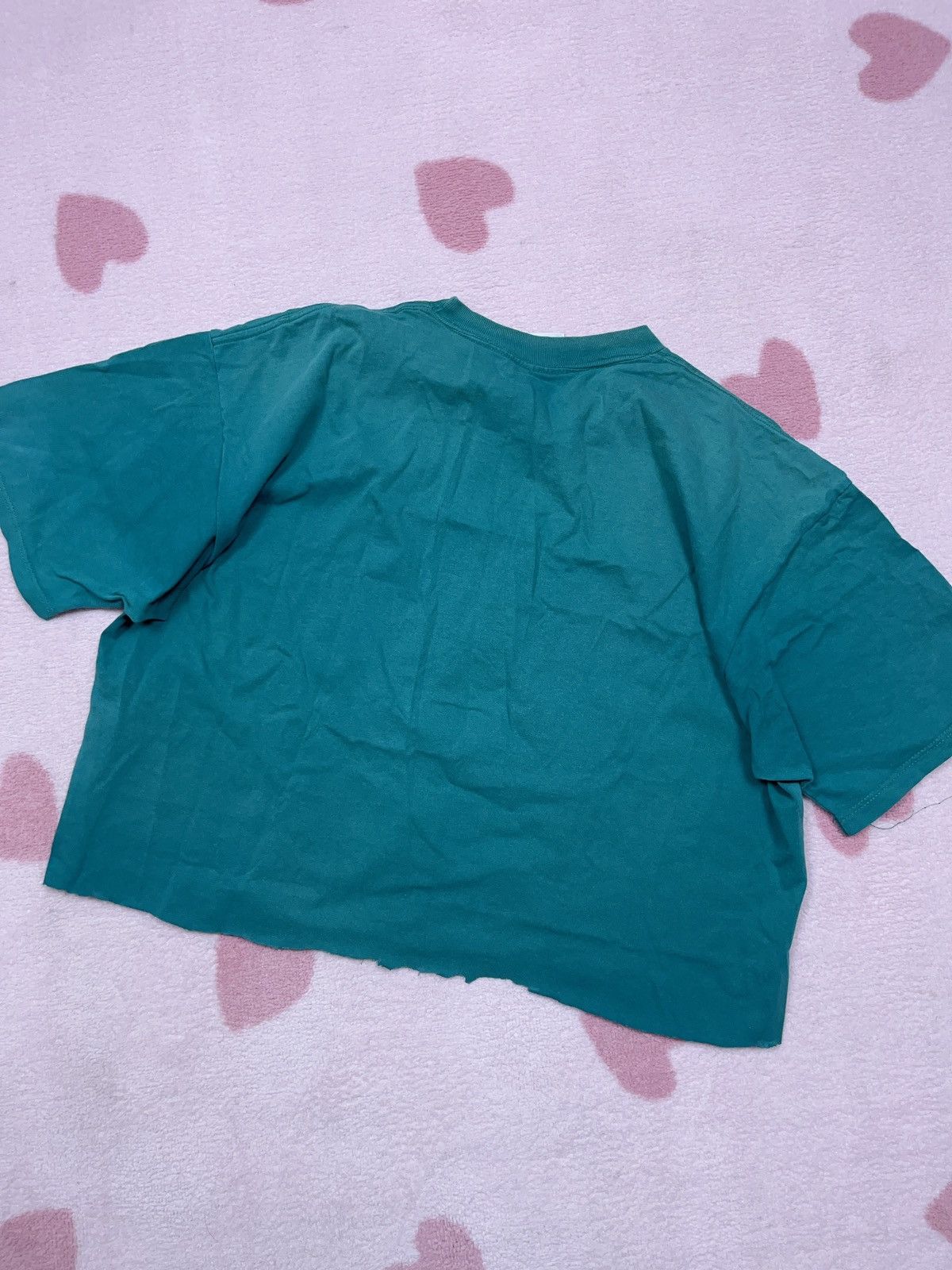 Vintage ➕ 90s vintage cropped trashed boxy af t-shirt Size US XL / EU 56 / 4 - 4 Thumbnail