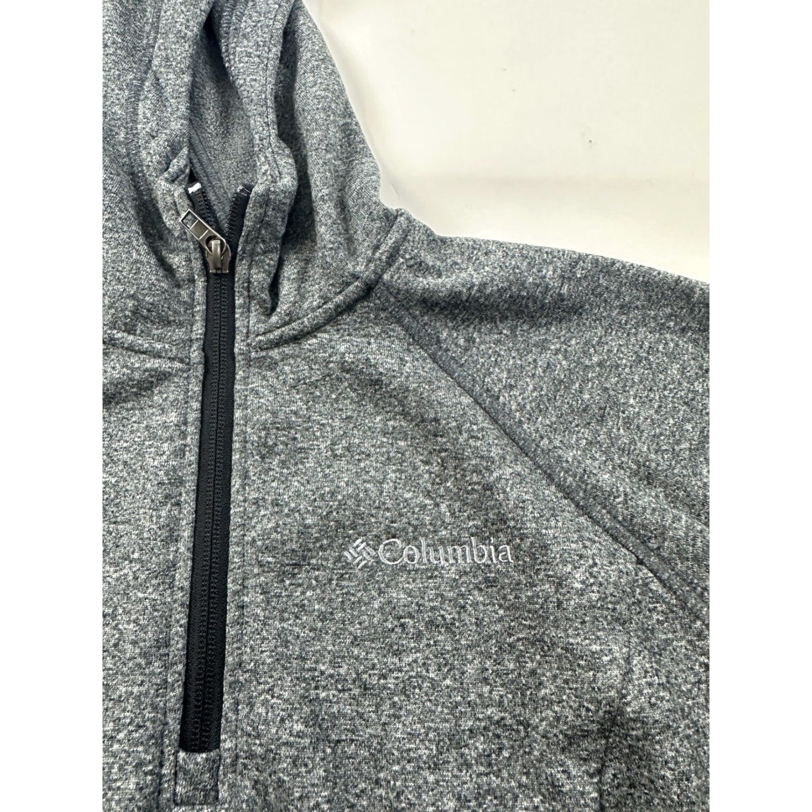 Vintage Columbia Hoodie Sweatshirt Women’s Small Gray 1/4 Zip Fleece Pullover Hooded Long Sleeve Womens Small Gray Pullover Activewear Coopreme? Size S / US 4 / IT 40 - 2 Thumbnail
