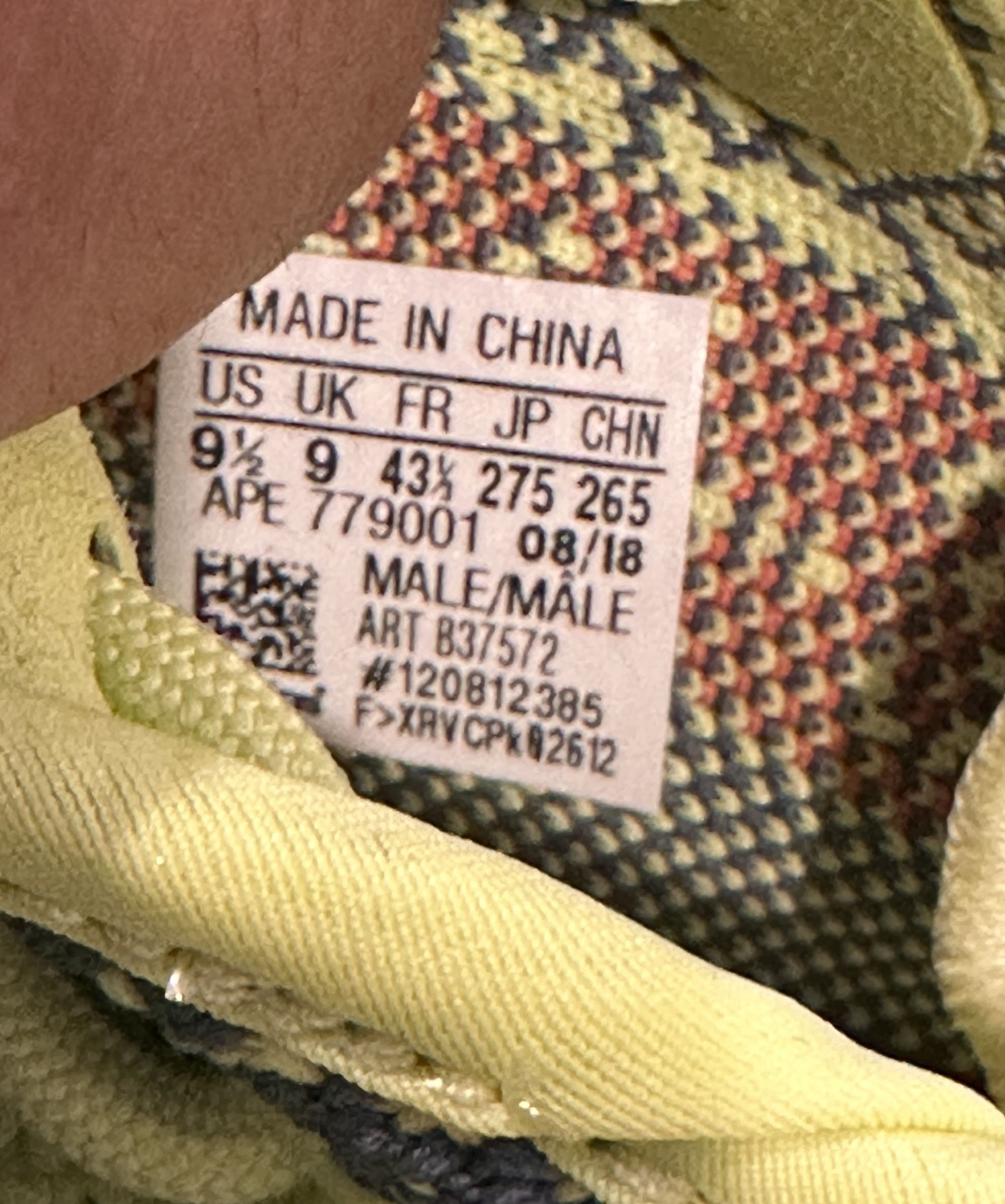 Yeezy Adidas Yeezy Boost 350 V2 Semi Frozen Yellow Size 9.5 Size US 9.5 / EU 42-43 - 8 Thumbnail