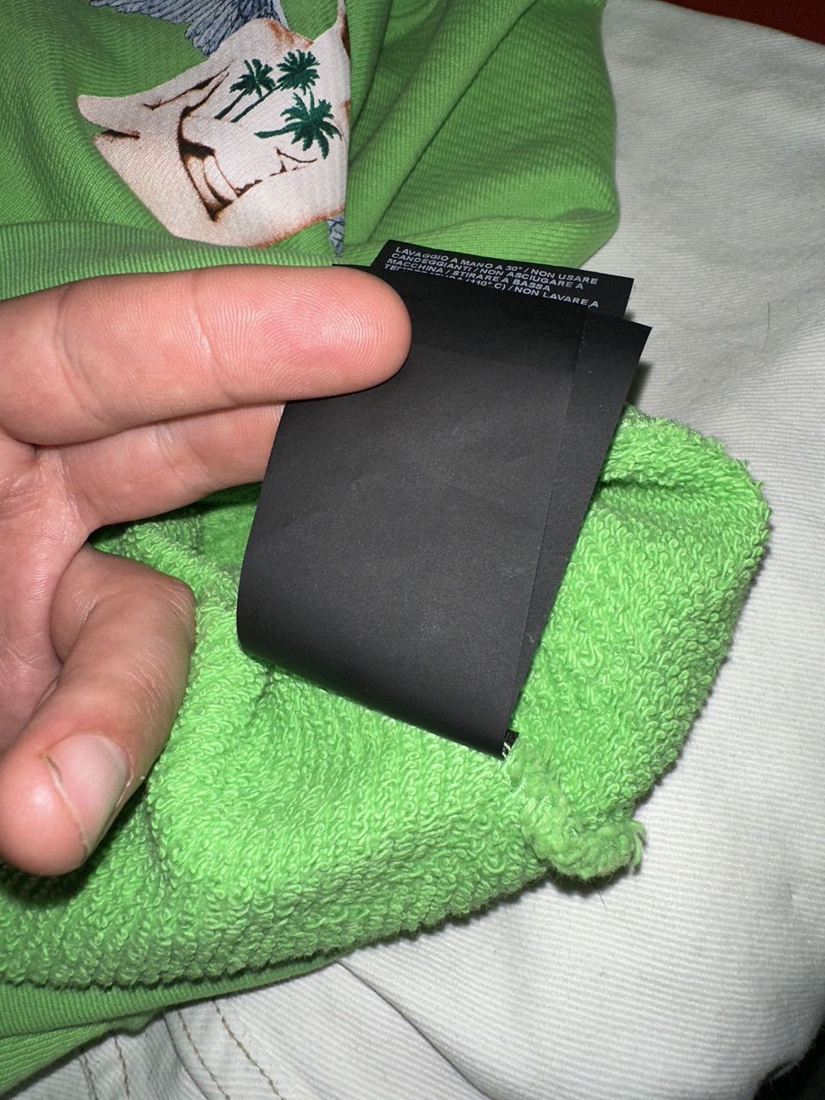 Palm Angels Palm Angels Green Angel Hoodie Designer Streetwear Grail Size US L / EU 52-54 / 3 - 15 Thumbnail