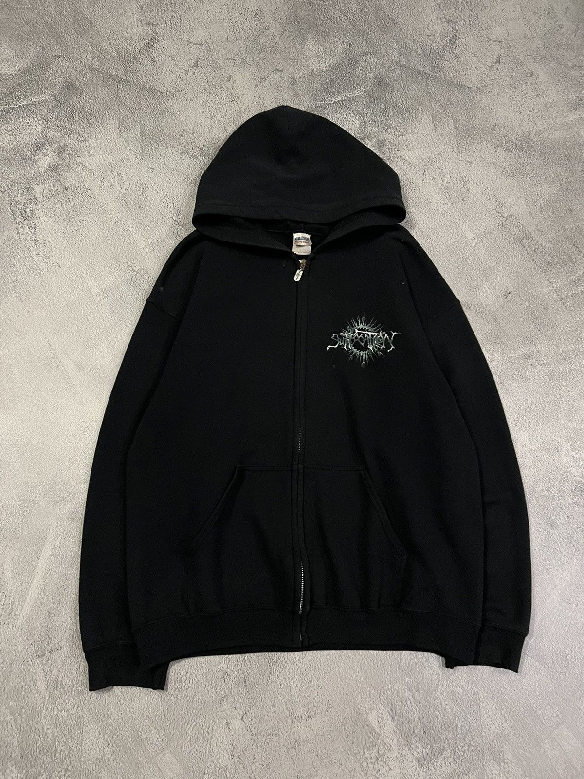 Band Tees Vintage Y2k SUFFOCATION 2008 Death Metal Zip Hoodie 00’s Size US L / EU 52-54 / 3 - 1 Thumbnail