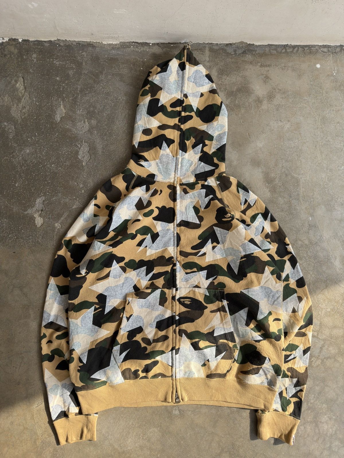Bape Bape Sta Full Zip Hoodie Nigo 1st Camo a bathing ape star Size US S / EU 44-46 / 1 - 1 Thumbnail