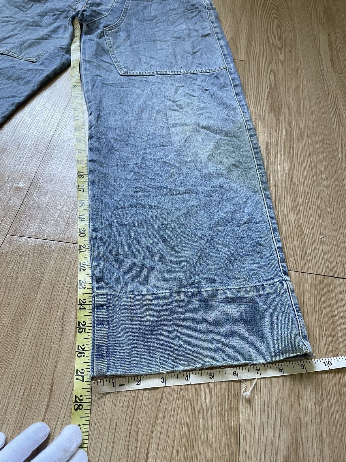 Marithe + Francois Girbaud Vintage 90s Marithe Francois Girbaud Distressed Baggy Jeans Size US 30 / EU 46 - 14 Thumbnail