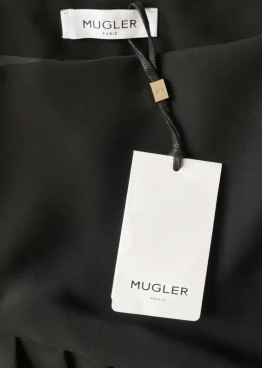 Mugler Pleated asymmetric skirt Size 27" / US 4 / IT 40 - 5 Thumbnail