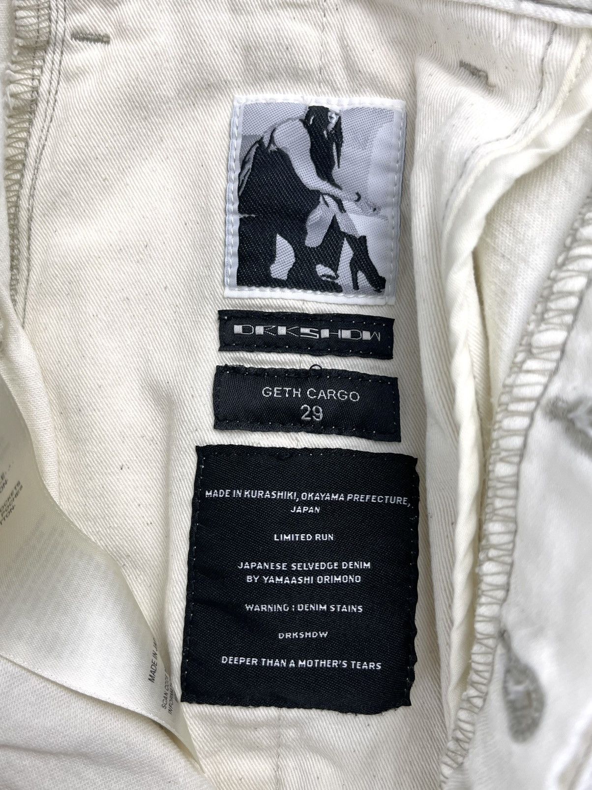 Rick Owens SS23 Rick Owens Edfu MIJ Geth Cargo Denim Jeans Wide Leg Size US 29 - 10 Thumbnail