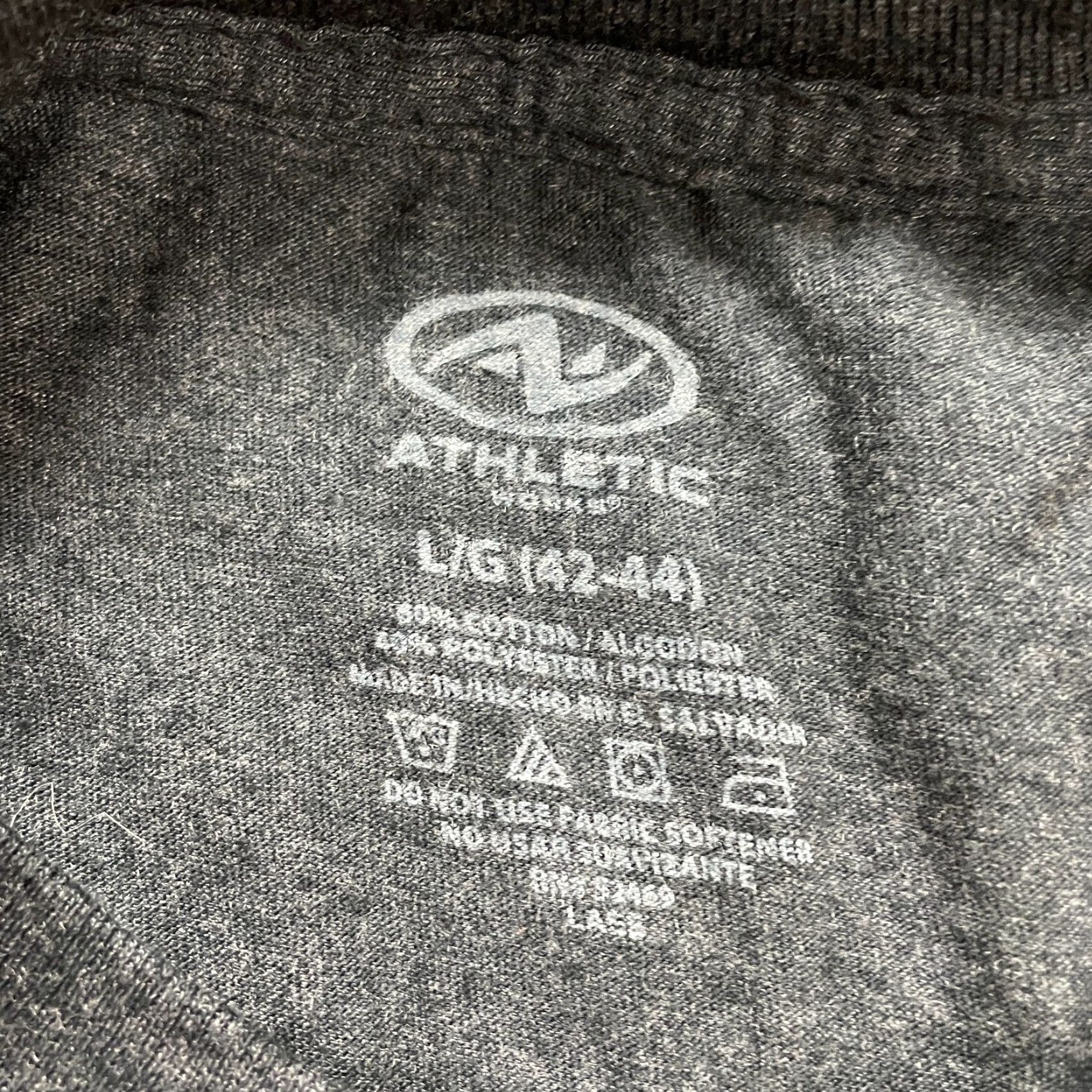 Athletic Works Athletic Works T-Shirt Shirt Unisex Adult L Gray Birthday Graphic Print Crew Neck Short Sleeve Regular Fit AI Size L / US 10 / IT 46 - 4 Thumbnail