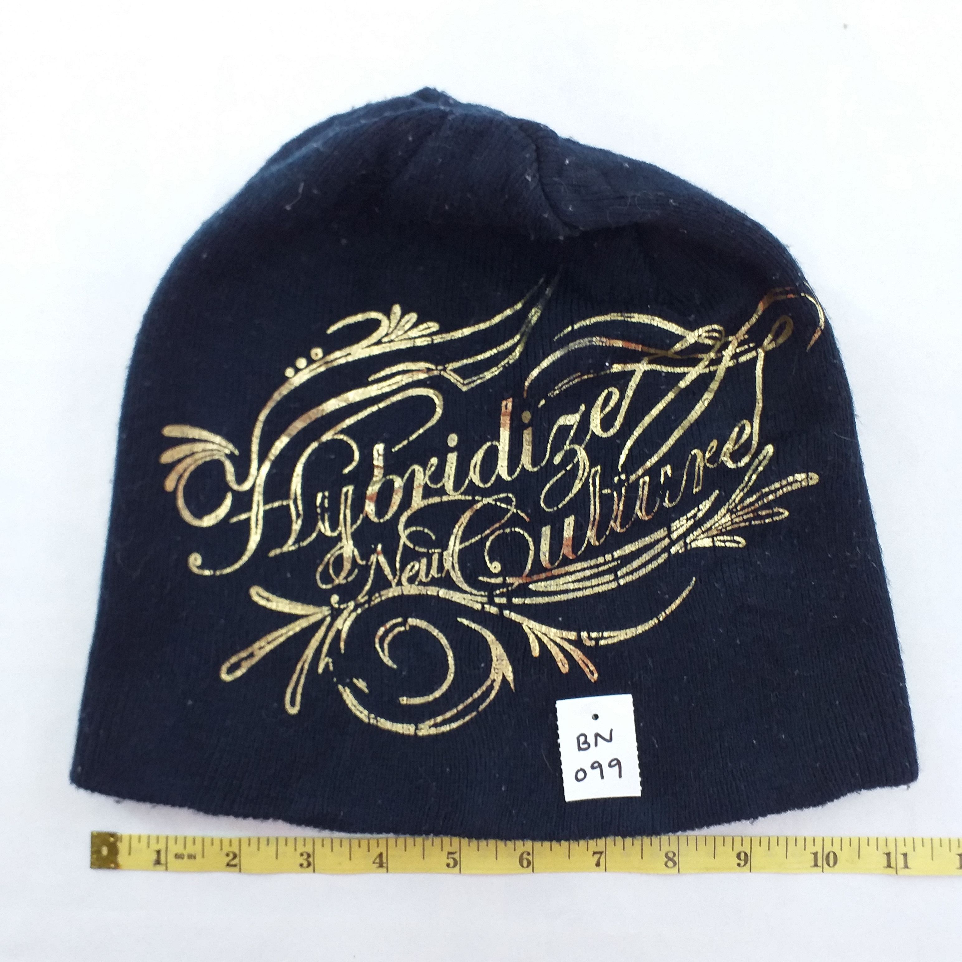 Japanese Brand Art Wording Snow Cap Hat Beanie -BN099 Size ONE SIZE - 3 Thumbnail