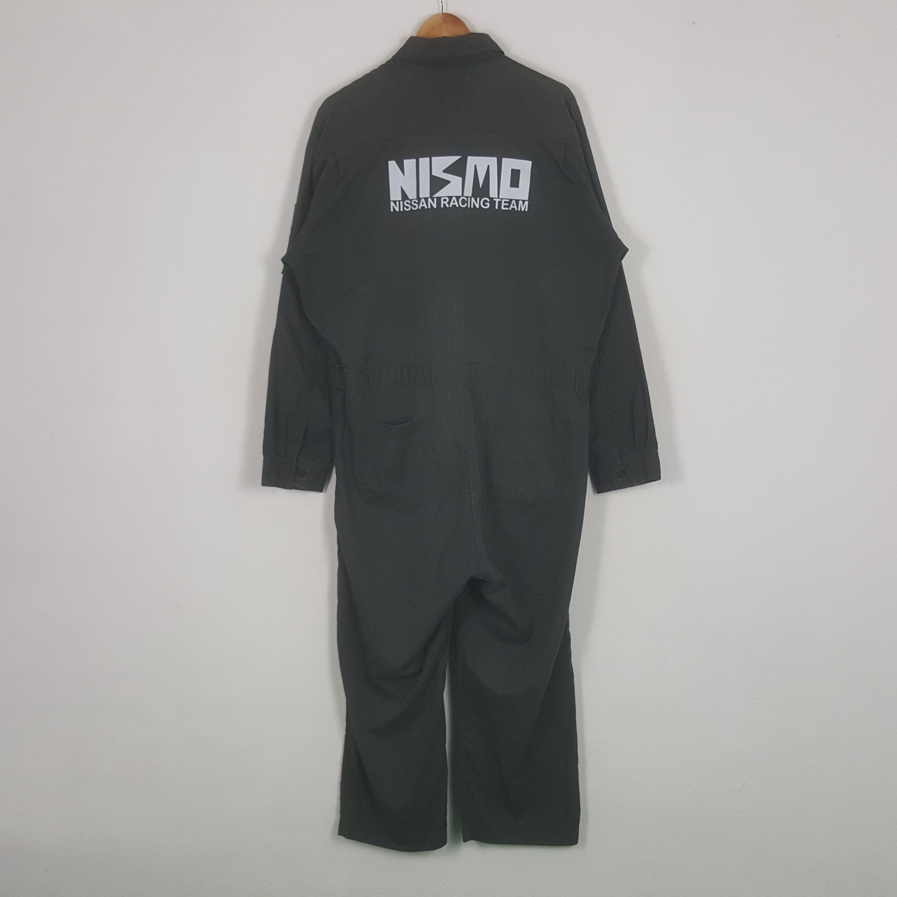 Vintage NISMO Nissan Racing Team Custom Art Coverall Jacket